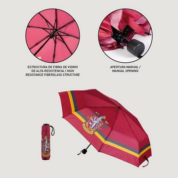 Harry Potter Taschenregenschirm Harry potter Faltbarer Regenschirm Harry Potter Gryffindor Rot 53 cm