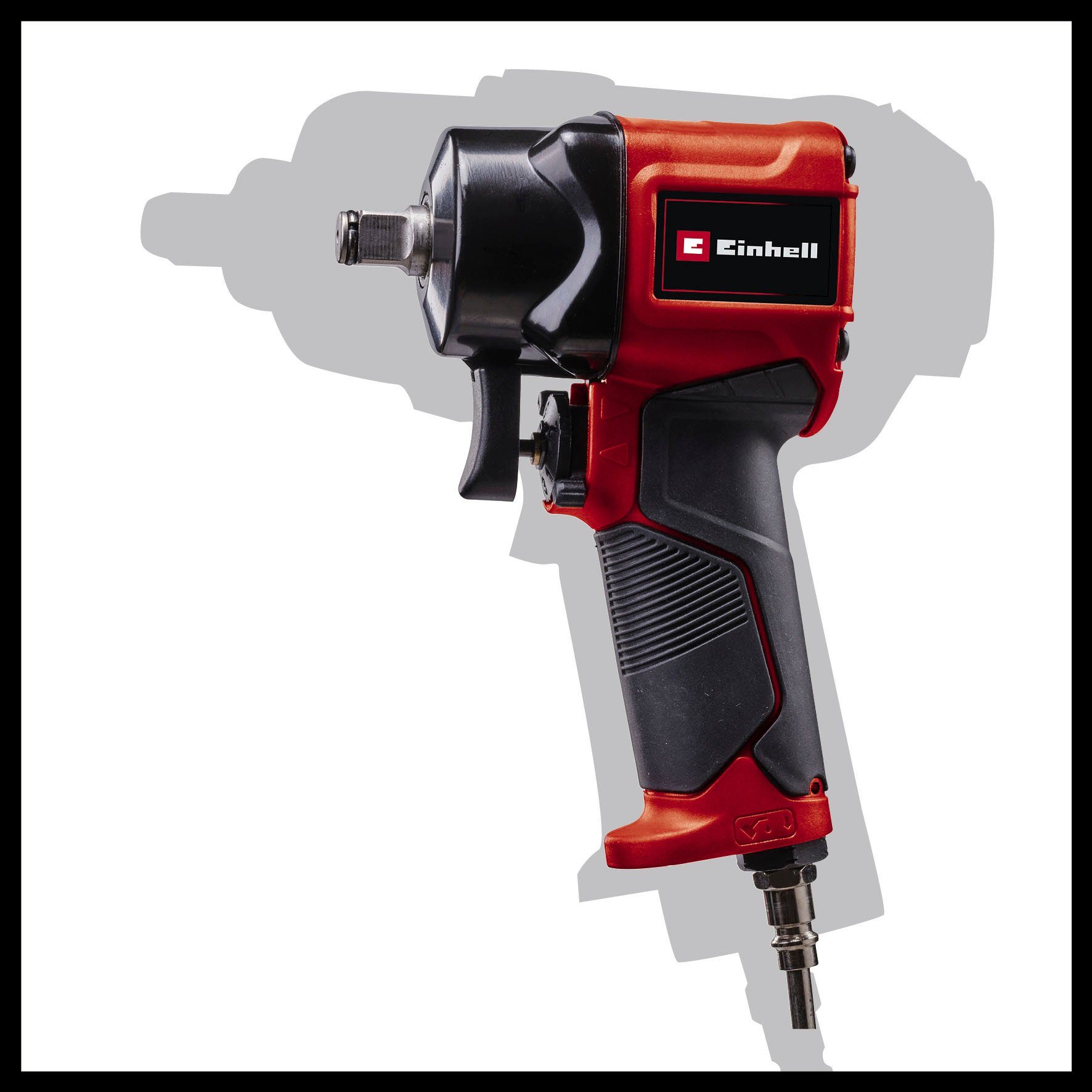 Einhell Druckluft-Schlagschrauber TC-PW 610 Compact, 9000 U/min, inkl. 3 Stecknüsse 17/19/21mm, inkl. Aufbewahrungskoffer