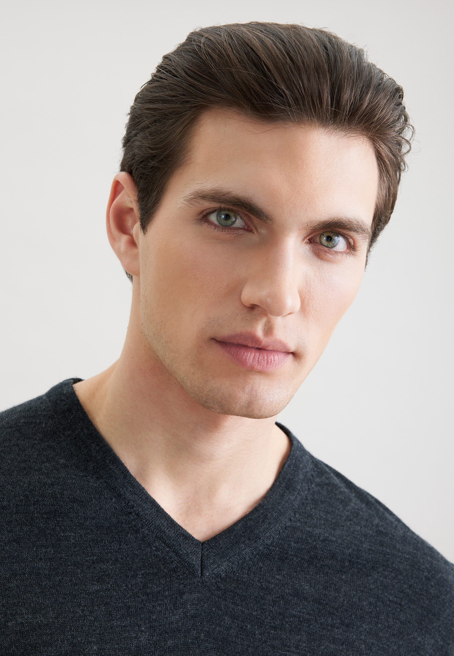 seidensticker Pullunder Schwarze Rose 1/1 V-Neck Uni