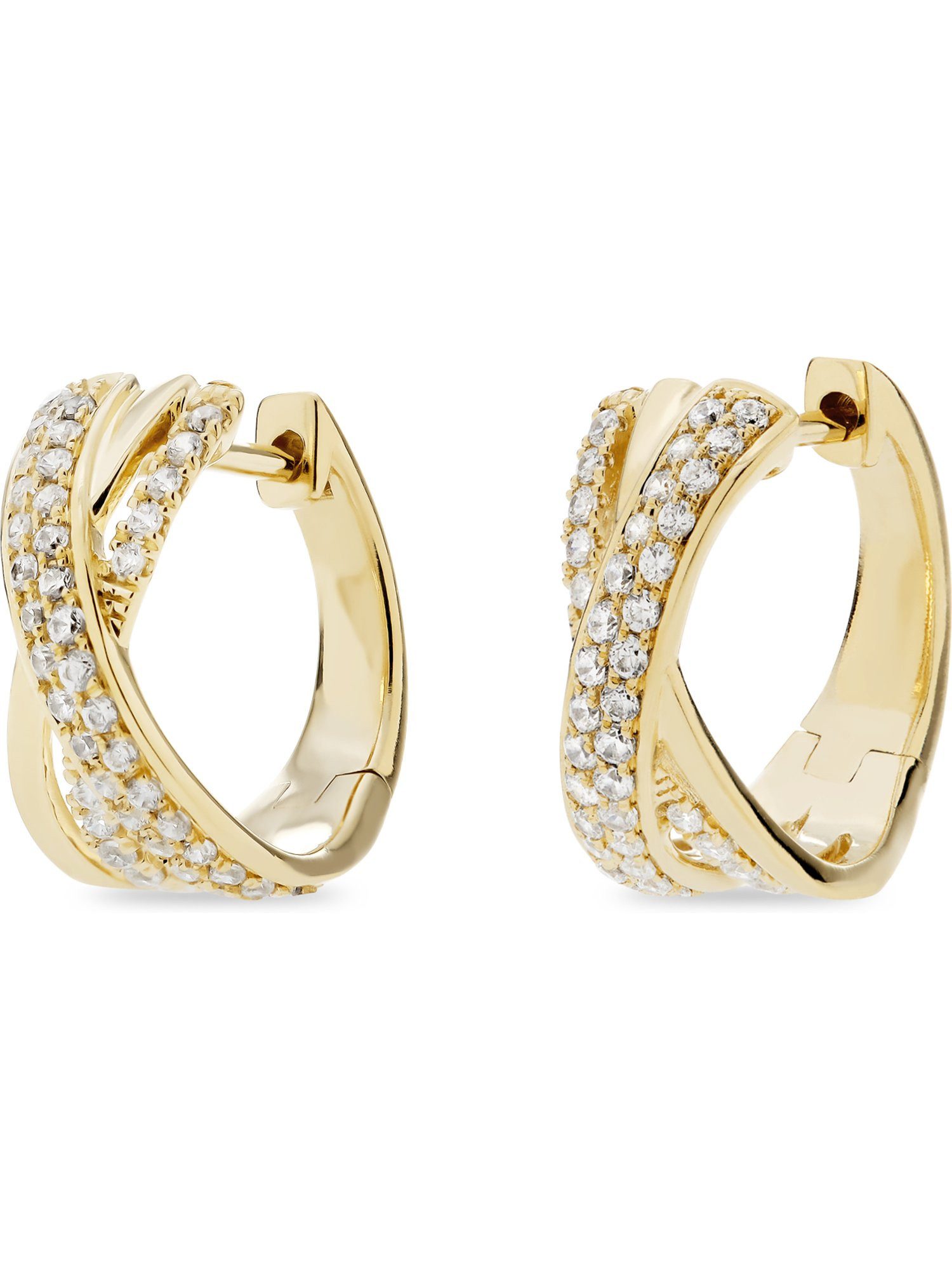 CHRIST Paar Creolen CHRIST Damen-Creolen 36 Diamant (Paar)