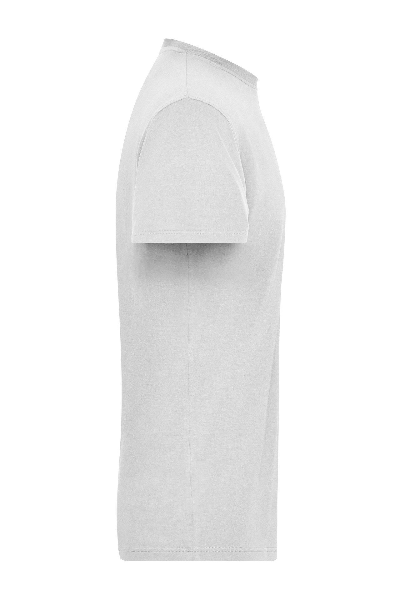 James & Nicholson T-Shirt Doppelpack elastisches Herren T-Shirt Bio Workwear-T Stretch JN1802 (Doppelpack, 2er-Pack) Hochwertige Bio-Baumwolle