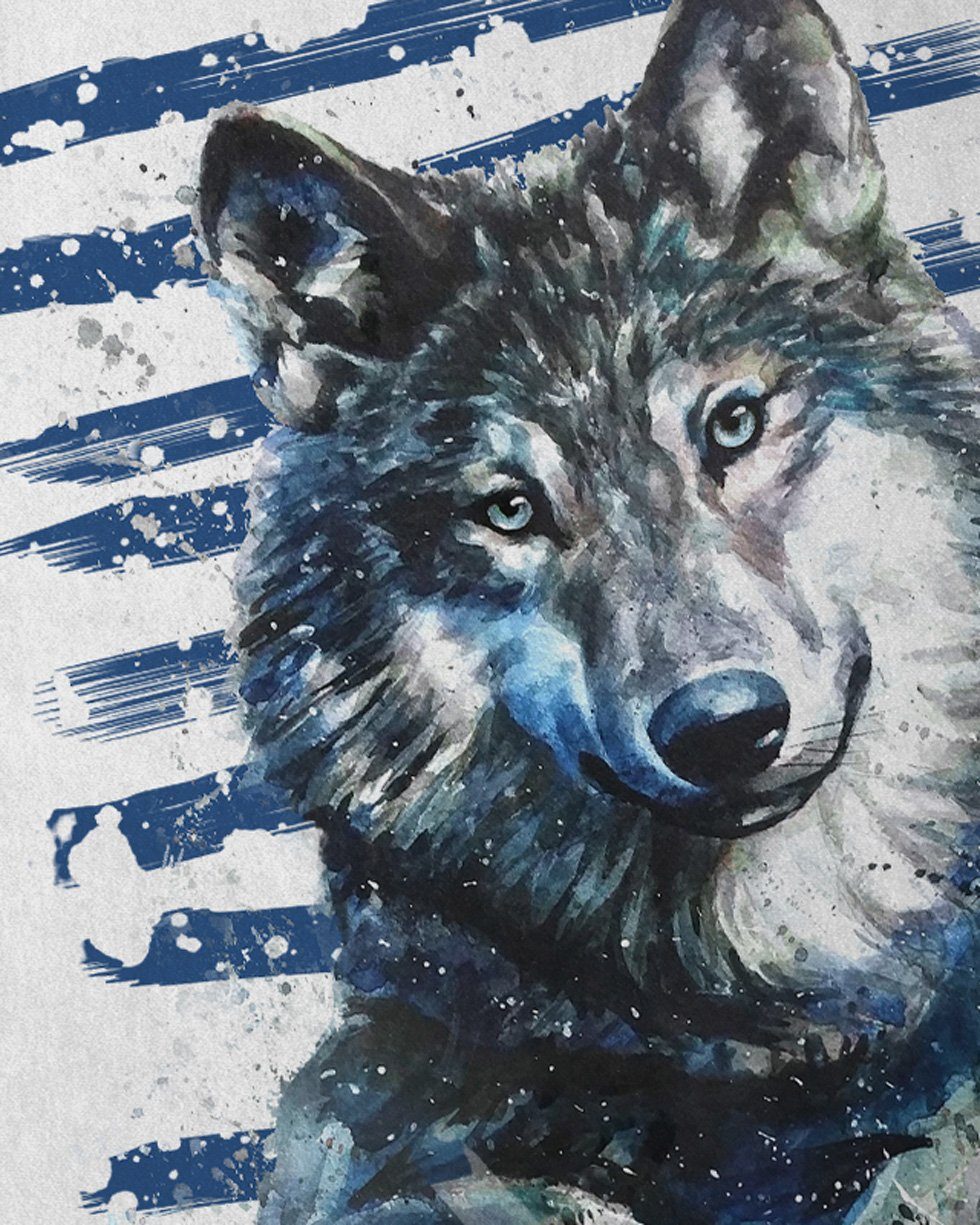 style3 T-Shirt Einsamer Wolf rudel wald günstig online kaufen