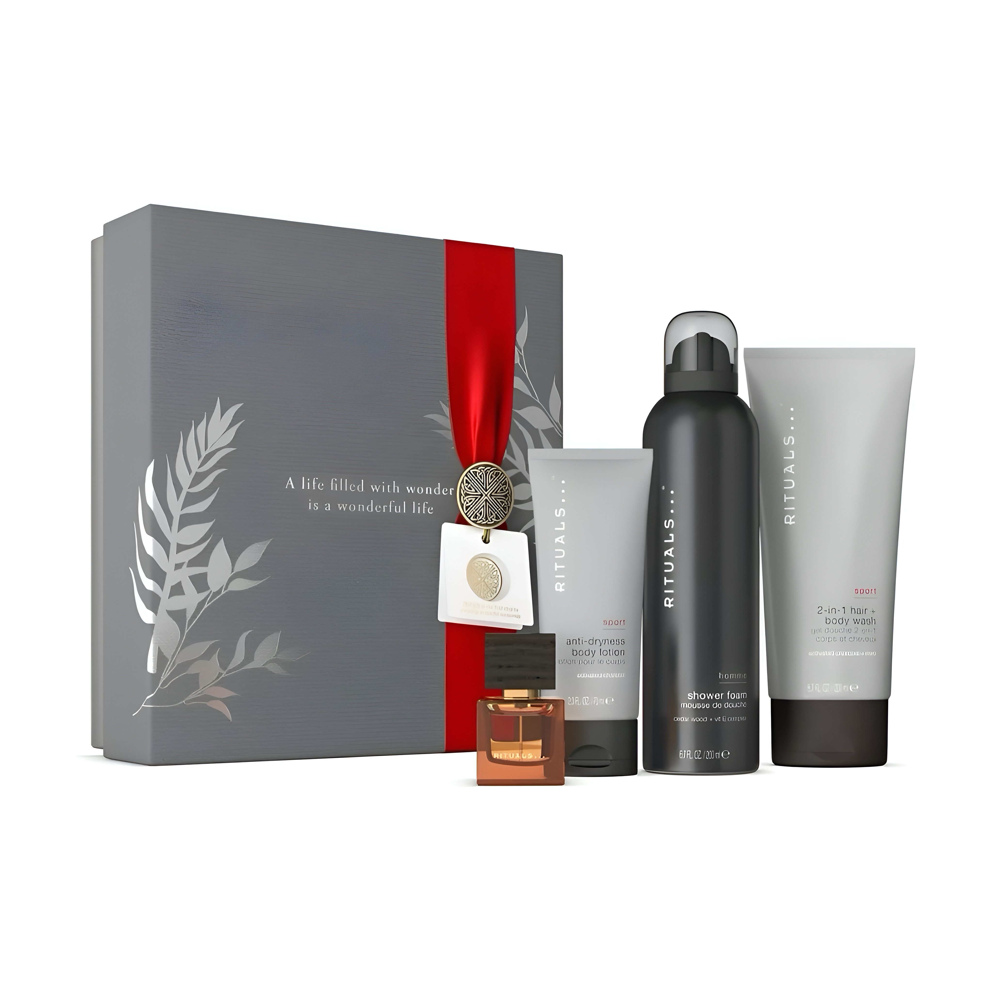 Pflege-Geschenkset The Ritual of Homme Männer Collection Medium Set mit Luxuriöse Parfüm