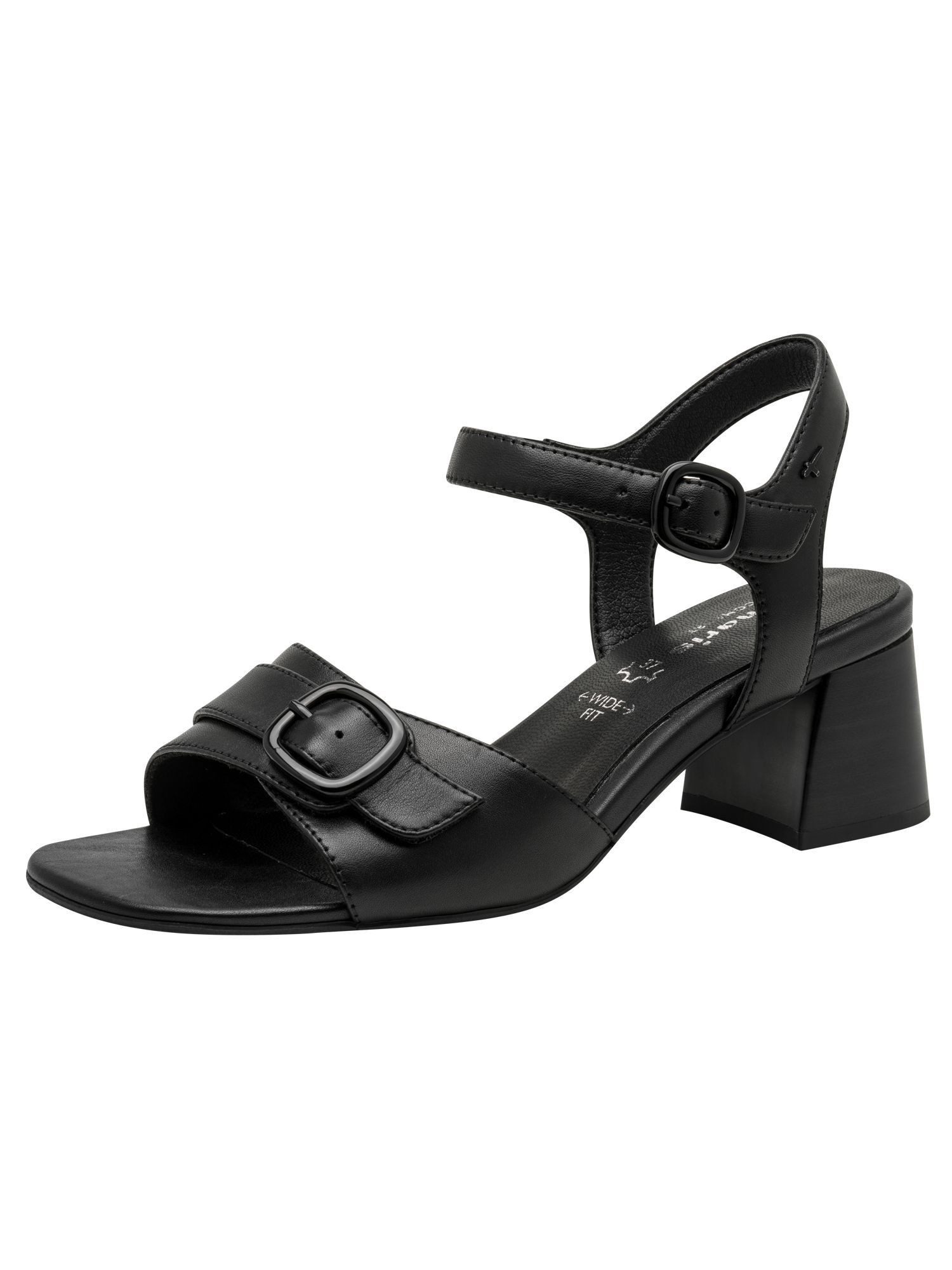 WIDE FIT MultiAdjustable, comfortFit aus Leder Sandalette