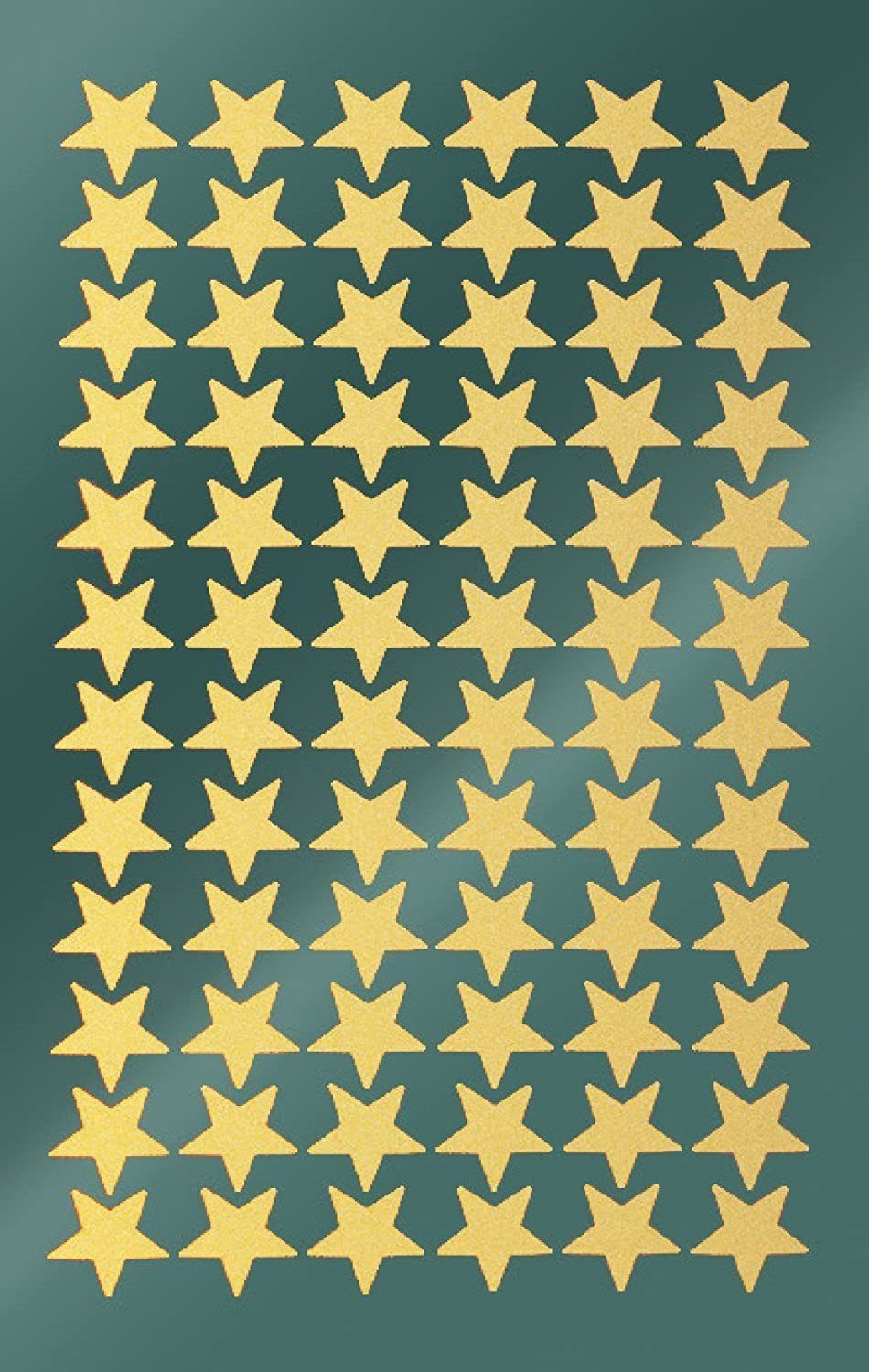 Avery Zweckform Aufkleber AVERY Zweckform ZDesign Weihnachts-Sticker "Sterne", gold 52805