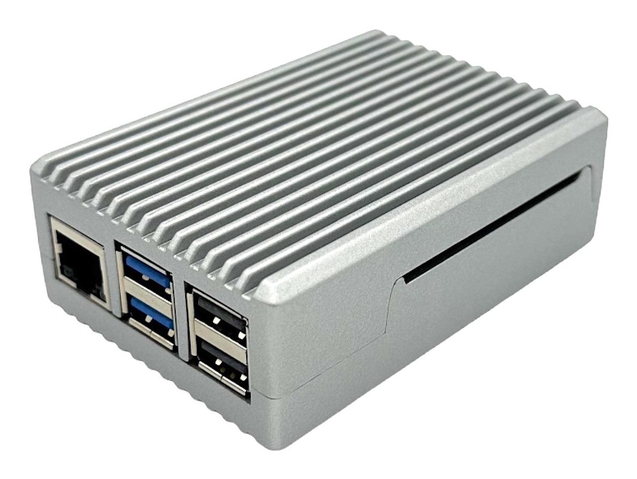PC-Gehäuse Full Armor Gehäuse für Raspberry Pi 5, silber