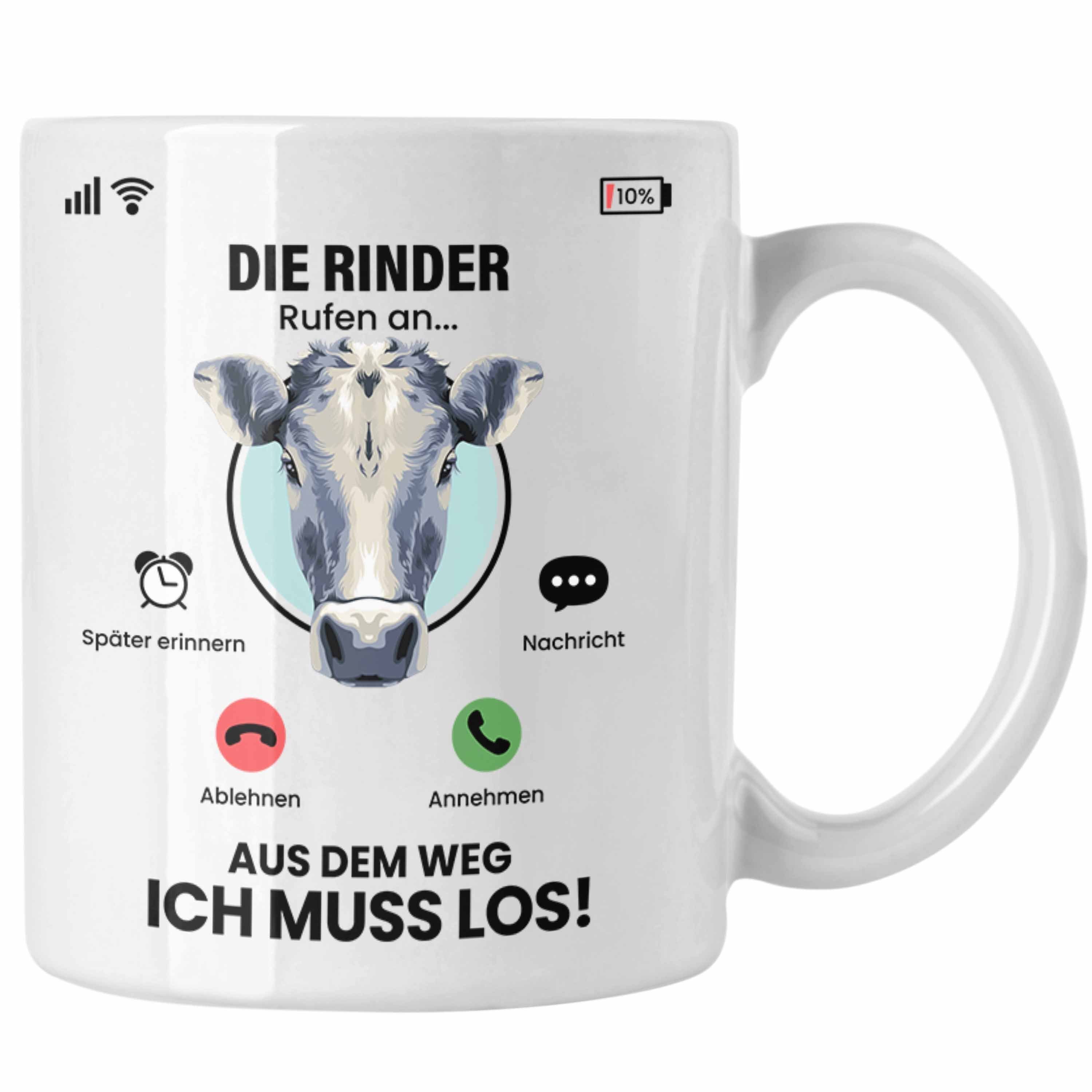Geschen für Tasse Trendation Züchter Tasse An Rufen Besitzer Weiss Geschenk Die Rinder Rinder