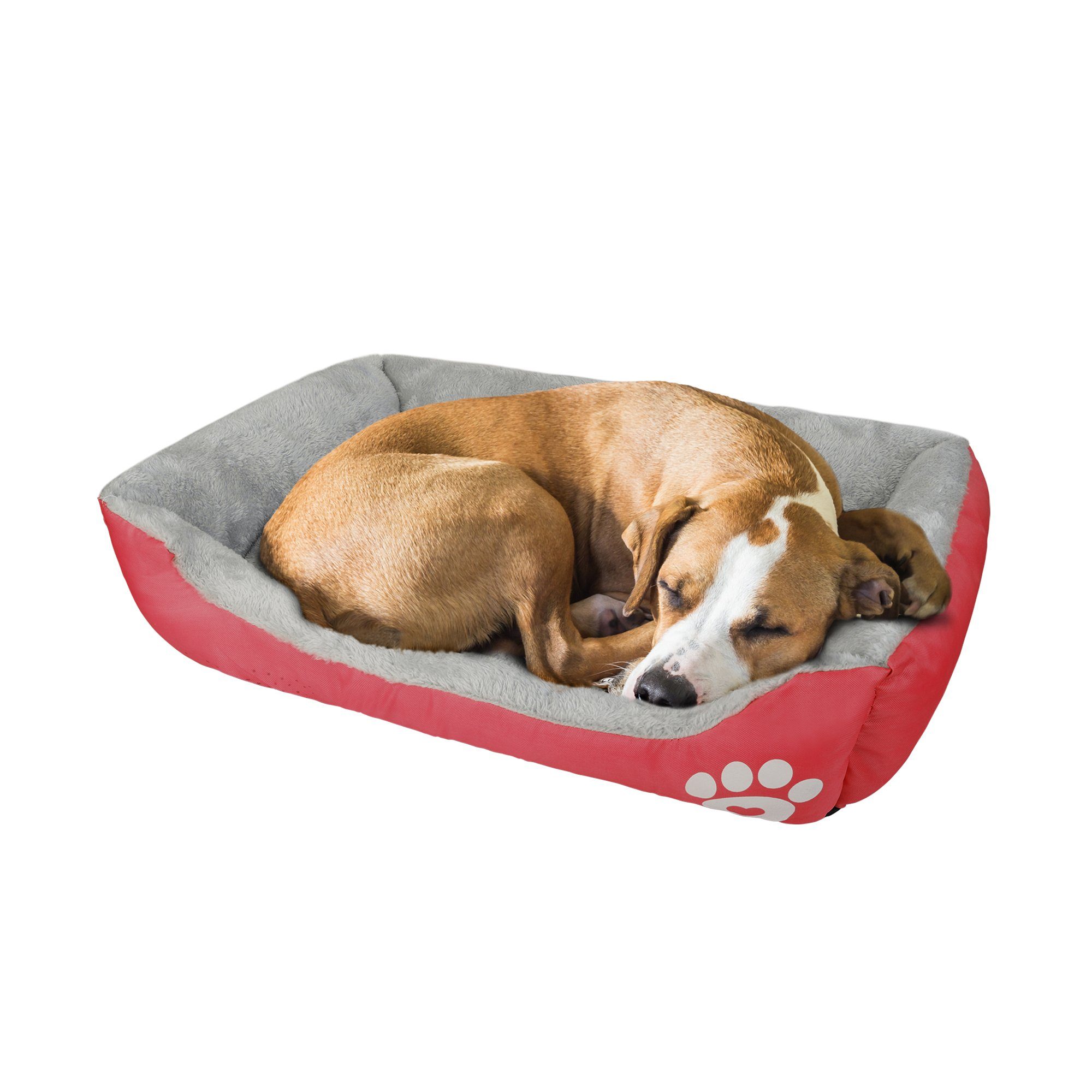 wuuhoo Tierbett Lucky 60cm I flauschiges und gemütliches Hundesofa, für kleine und mittelgroße Hunde I Haustierbett Waschmaschinen geeignet