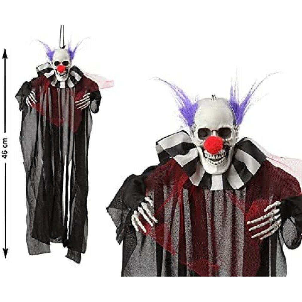 Bigbuy Kostüm-Perücke Dekoration zum Aufhängen 46 cm Clown