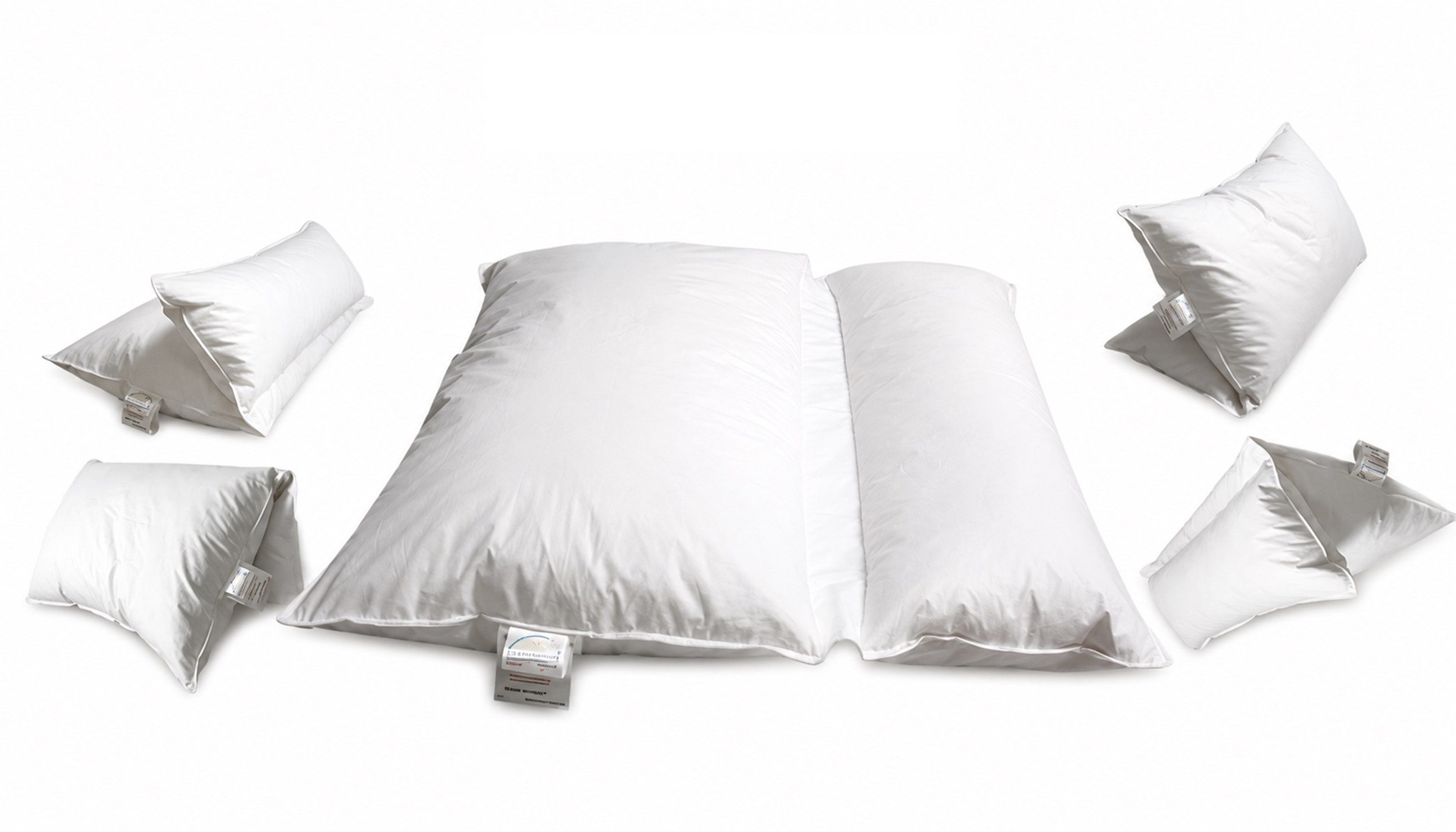 Betten Hofmann Kopfkissen Betten Hofmann Premium Multifunktionskissen 80x80 cm 30% Daunen 1000 g, Füllung: 70% Federn, 30% Daunen, Bezug: 100% Baumwolle, Seitenschläfer, Rückenschläfer, vielseitig nutzbar, made in Germany, allergikergeeignet