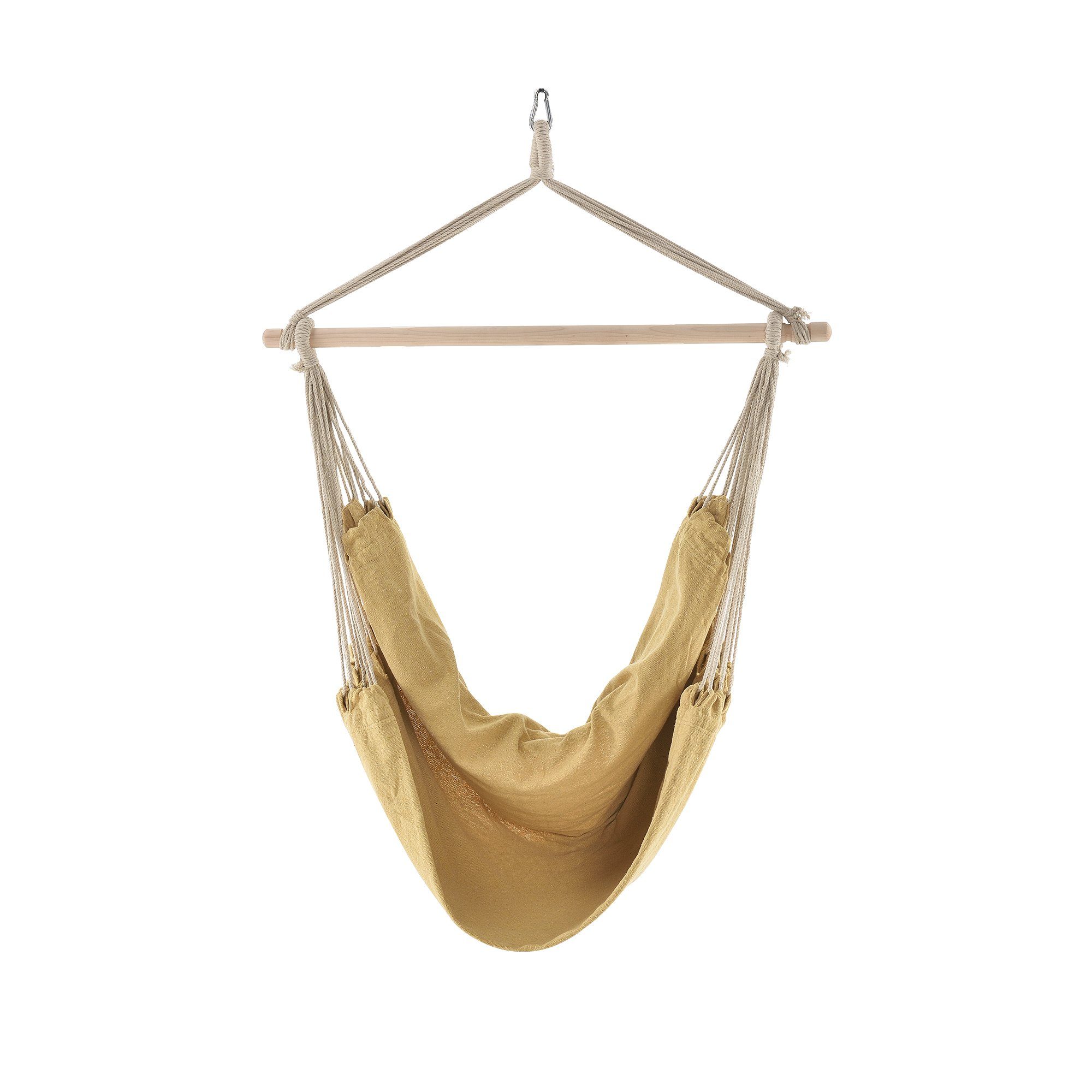 casa.pro Hängesessel, »Chieti« XXL Hängestuhl Hängeschaukel bis 150kg Beige