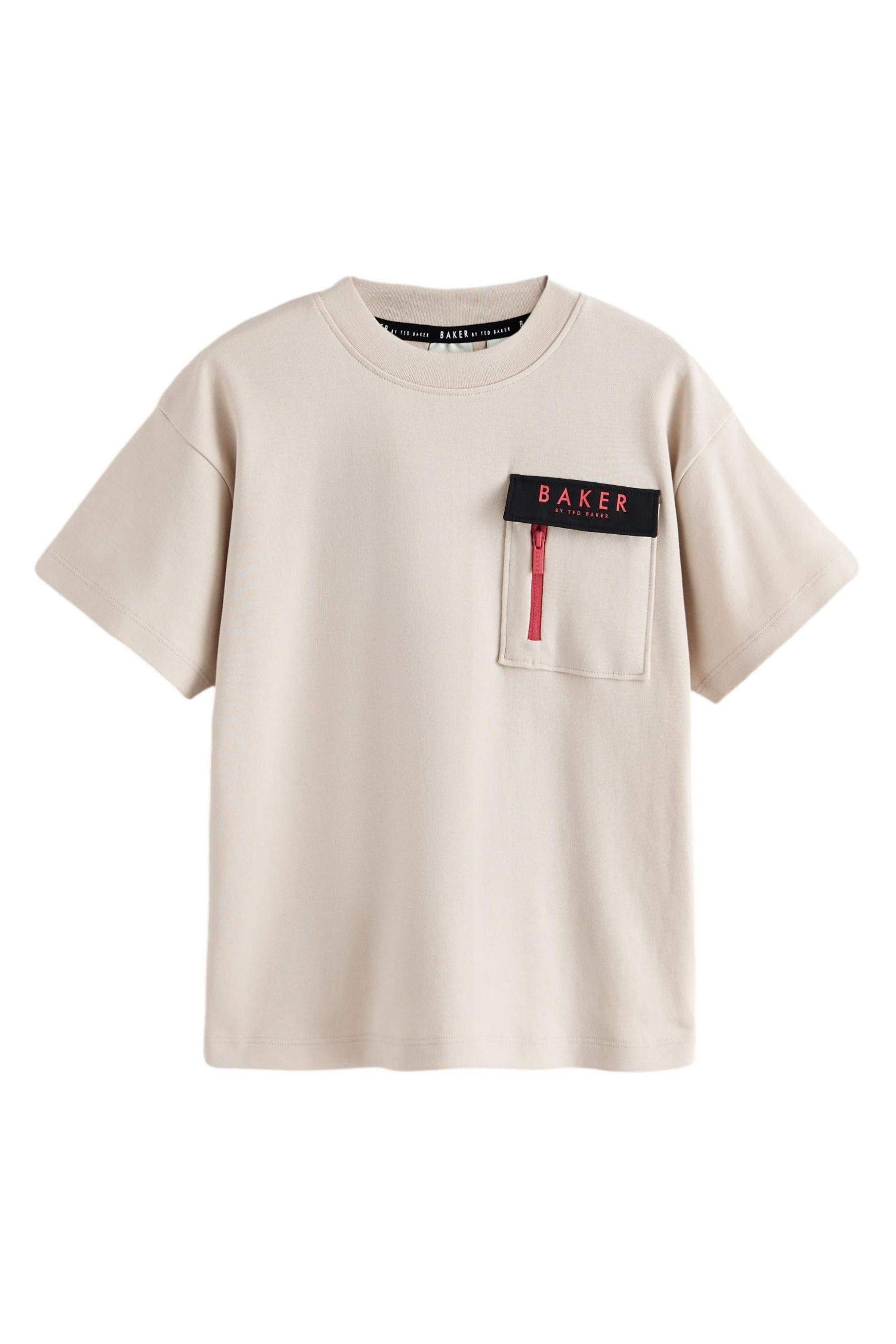 T-Shirt Baker by Ted Baker Oversize-T-Shirt mit Tasche