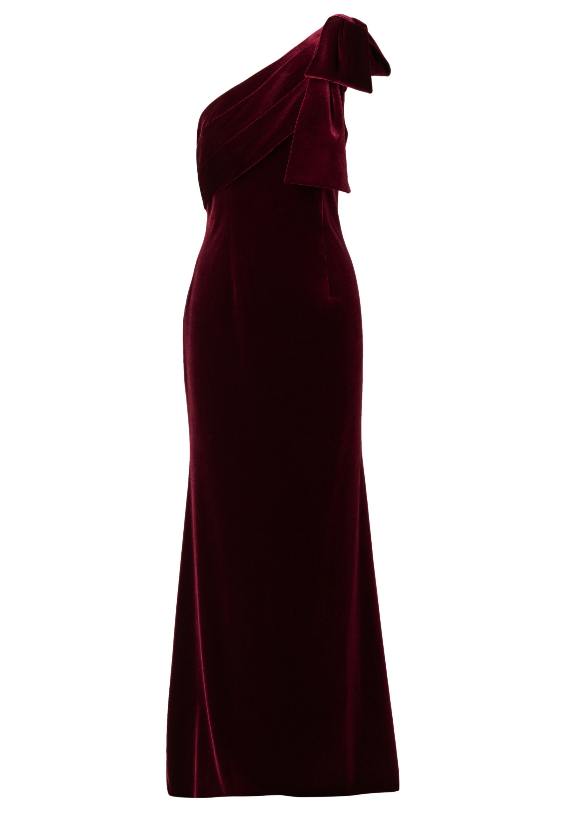 Adrianna Papell Abendkleid Halter Draped Velvet günstig online kaufen
