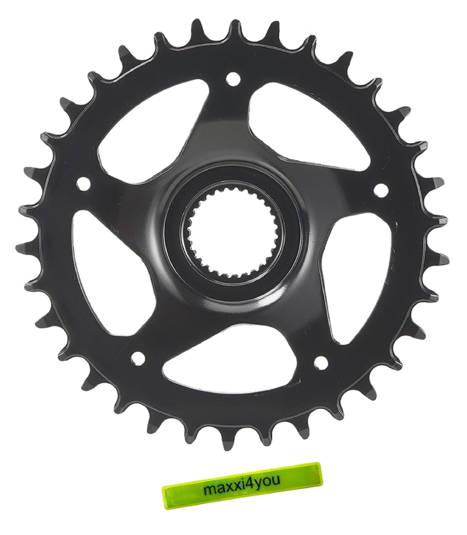 Fahrradkette Samox PD-DM-Gen4 Kettenblatt 44 Zähne Stahl in Schwarz inkl Reflexband