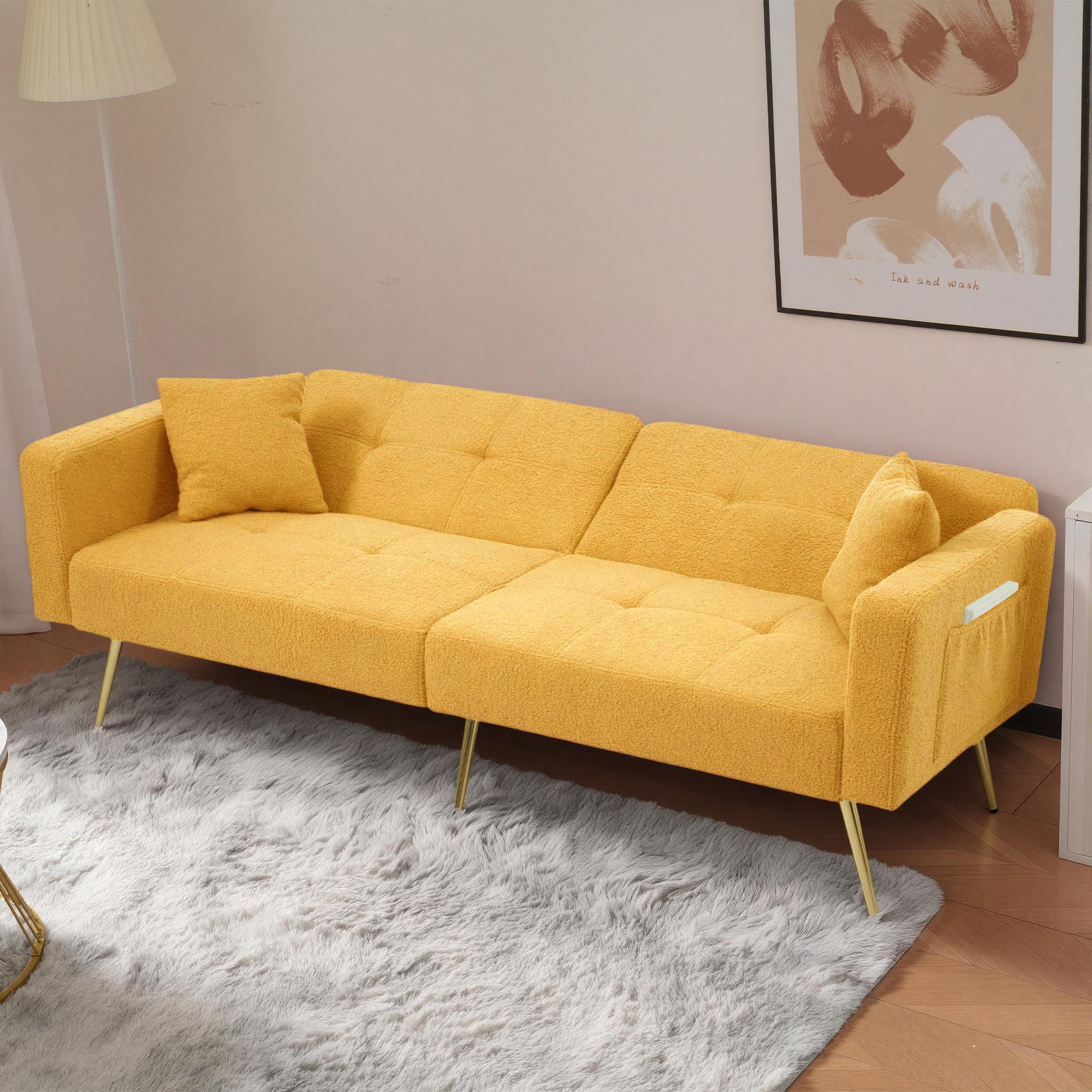 REDOM Schlafsofa mit Bettfunktion, Bettsofa,Klappsofa,Gästebett, verstellbarem Winkel