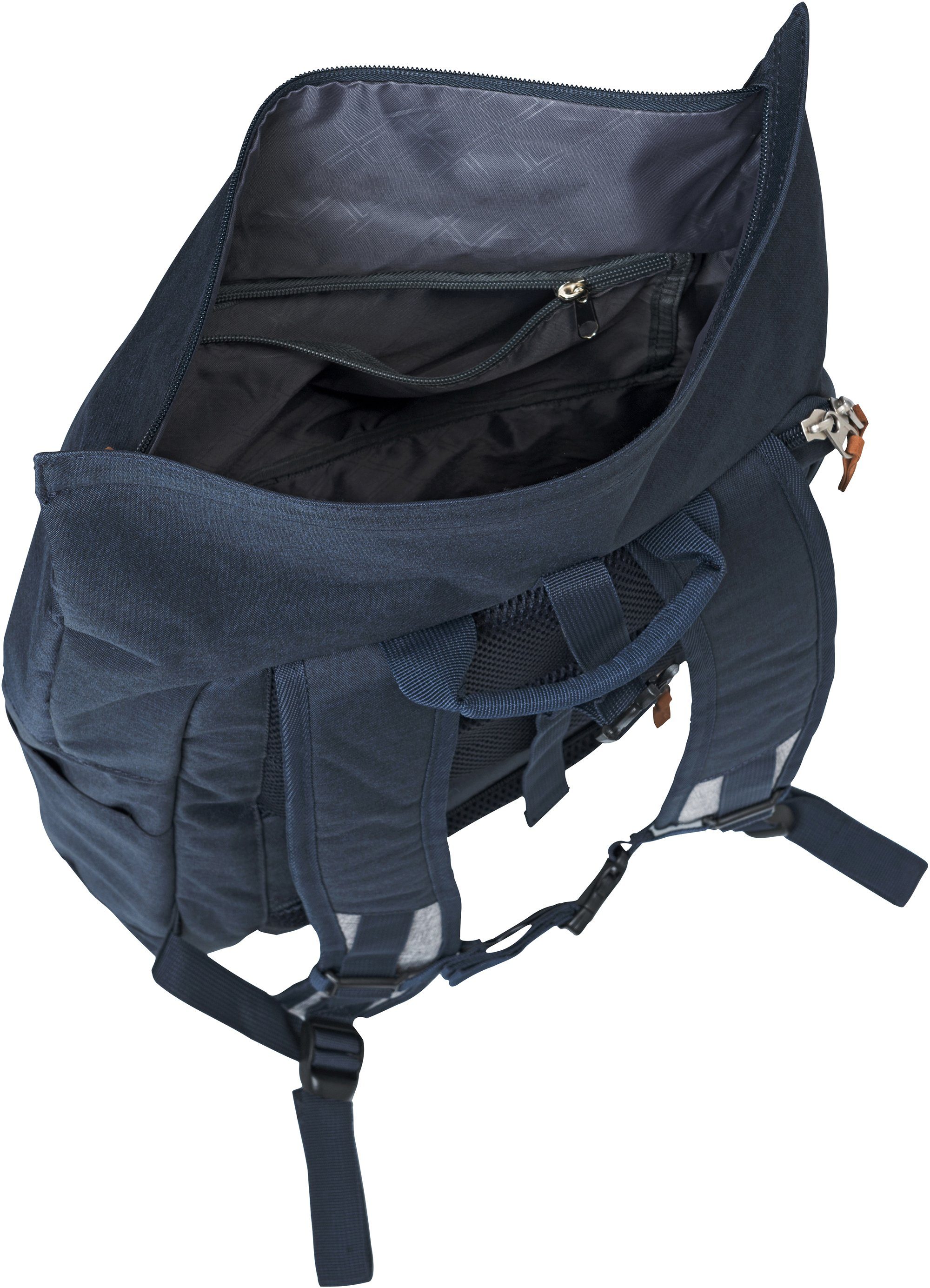 travelite Freizeitrucksack BASICS Rollup Rucksack, Arbeitsrucksack Sportrucksack Reiserucksack Schulrucksack