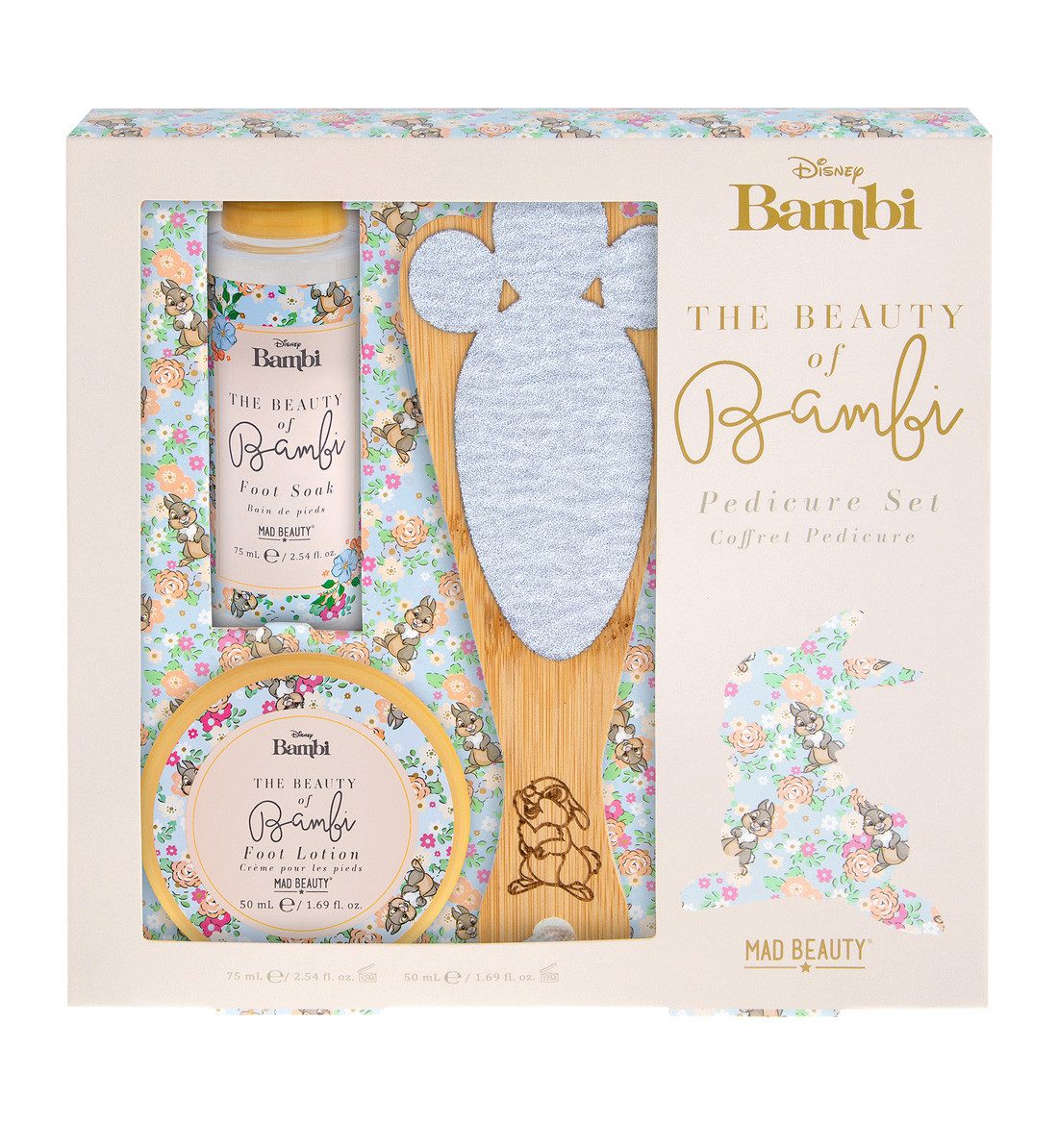 Disney Maniküre-Pediküre-Set Bambi Pediküre Geschenkset, inkl. Fußfeile, Fußlotion, Fußbad Rituals