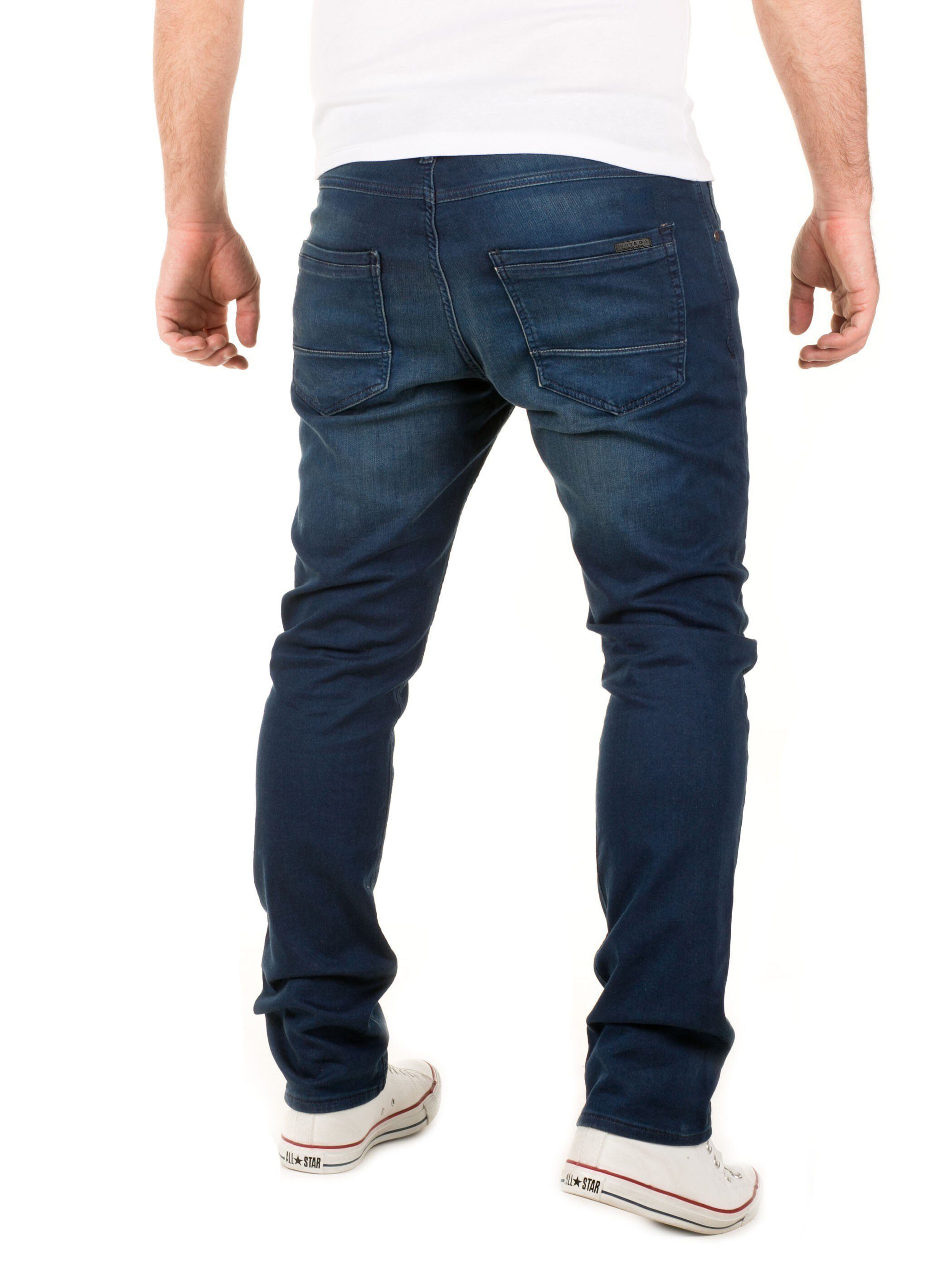 WOTEGA Slim-fit-Jeans Herren Jogginghose in Jeans-Look Noah Stretch Hose in Jogging Jeans Sweathosen Denim – Bild 5 von 5
