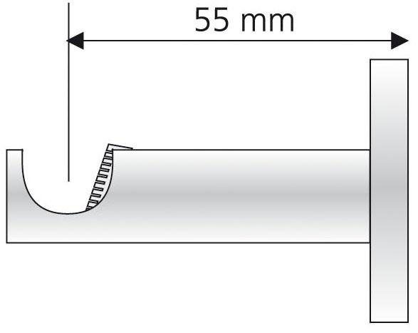 Liedeco Gardinenstangenhalter, Gardinenstangen, (1-St), für Gardinenstangen günstig online kaufen