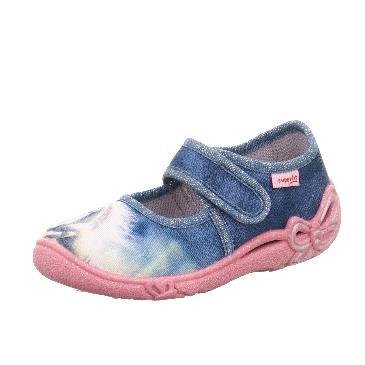 Superfit Superfit Mädchen Hausschuh Einhorn Hausschuh