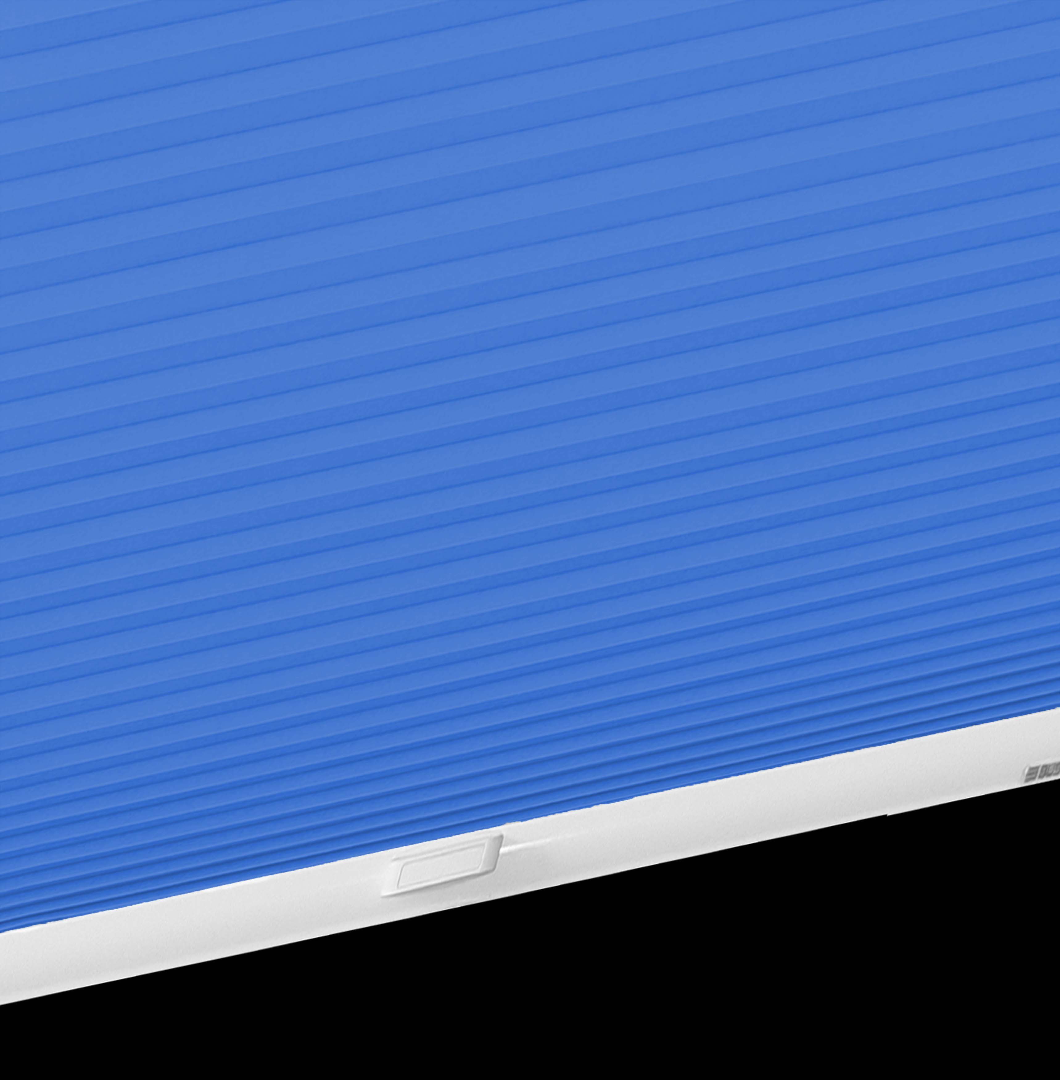 verspannt, mit verschraubt, sunlines, Lichtschutz, Honeycomb StartUp Style Dachfensterplissee Führungsschienen blau TL,