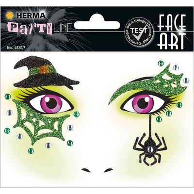 HERMA Schmuck-Tattoo HERMA Face Art Sticker Gesichter "Hexe"
