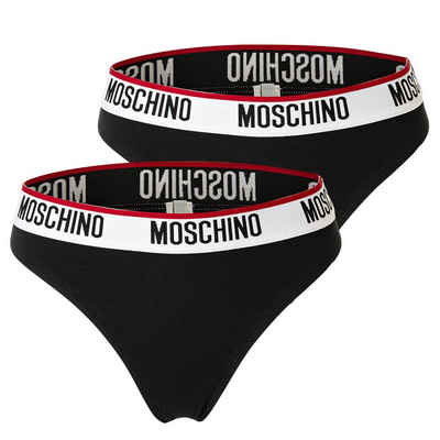 Moschino Slip »Damen Slips 2er Pack - Briefs, Unterhose, Cotton«