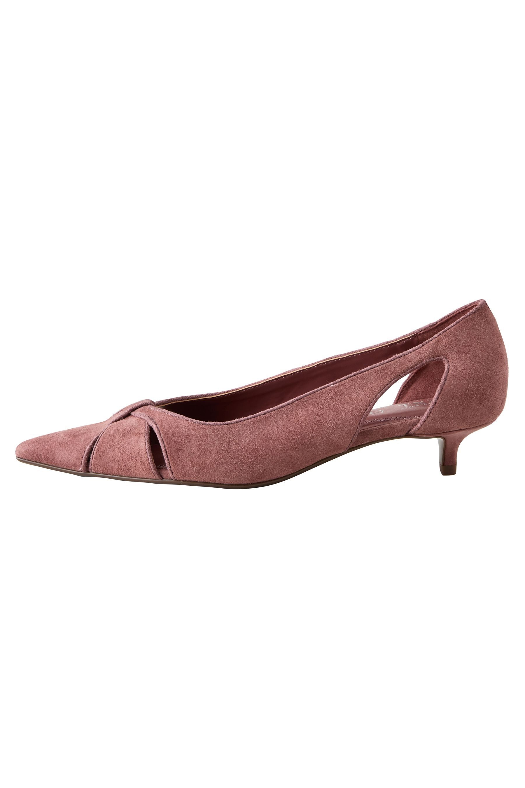 Next Forever Comfort® niedrige Veloursleder-Schuhe High-Heel-Sandalette (1-tlg)