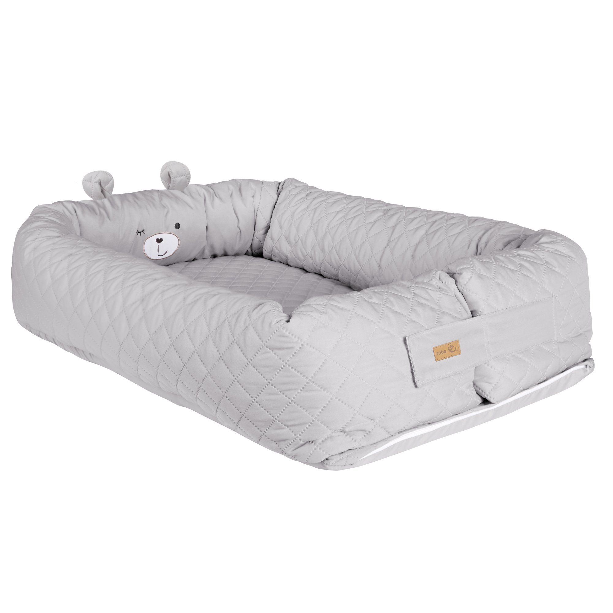 roba® Kuschelnest roba Style, Babylounge, mit Gesicht, auch als Wickelauflage