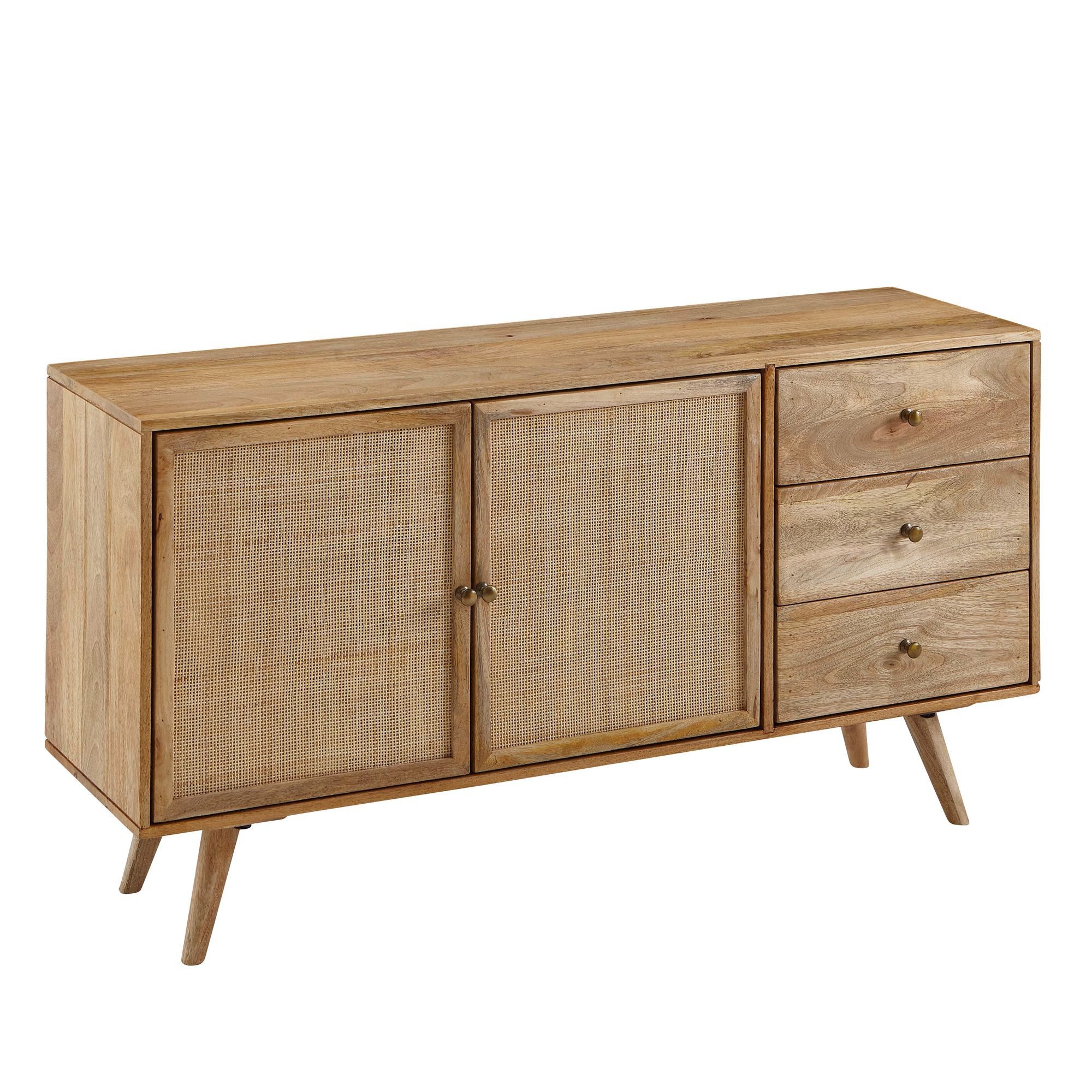 FINEBUY Sideboard FB60956 (140x75x40 cm Mango günstig online kaufen