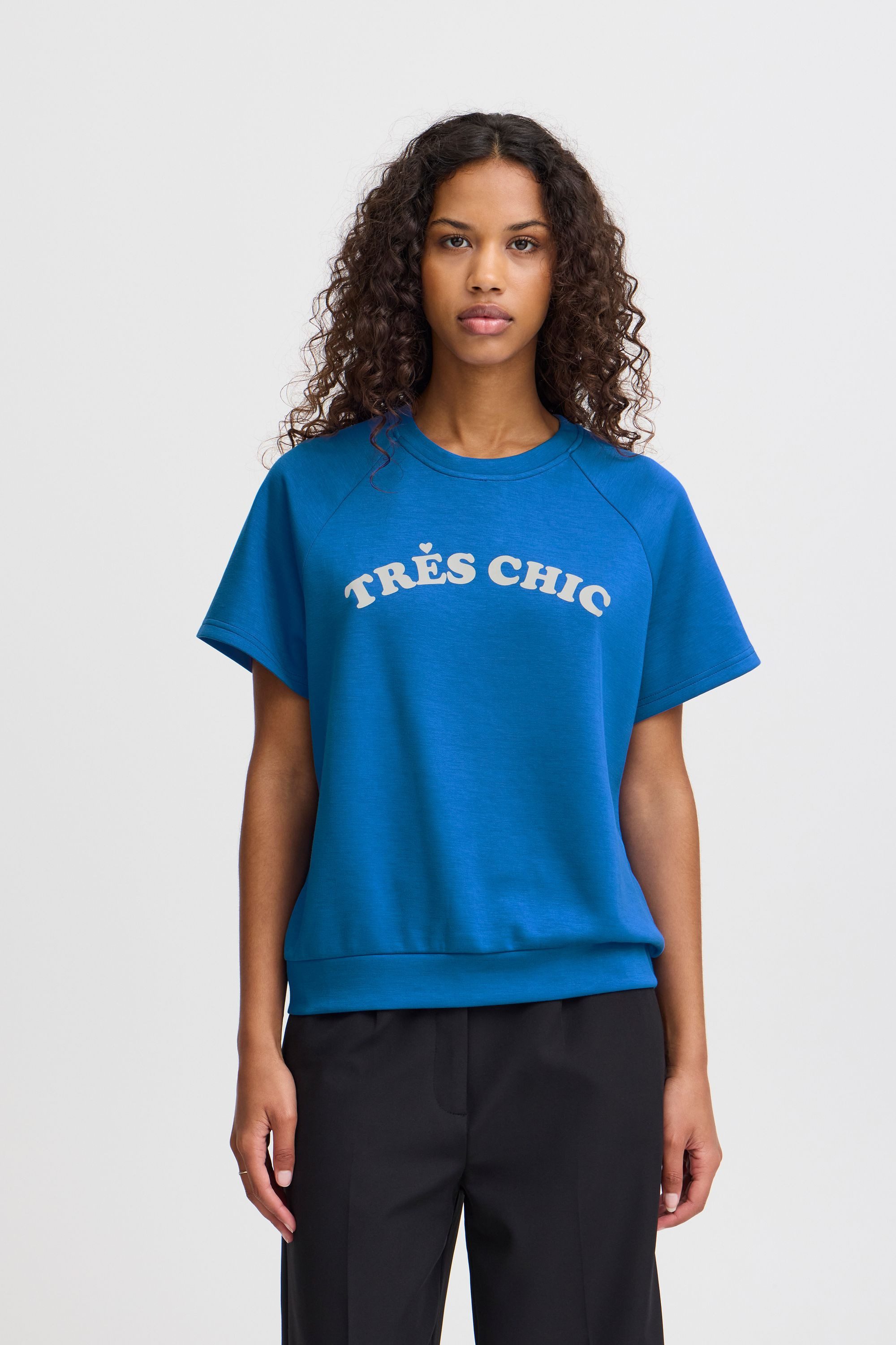 Ichi T-Shirt IXSVALA SS modernes Kurzarm-Sweatshirt günstig online kaufen