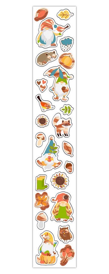 Thumbnail - URSUS Sticker Stickerrolle, (240-tlg), 240 Sticker