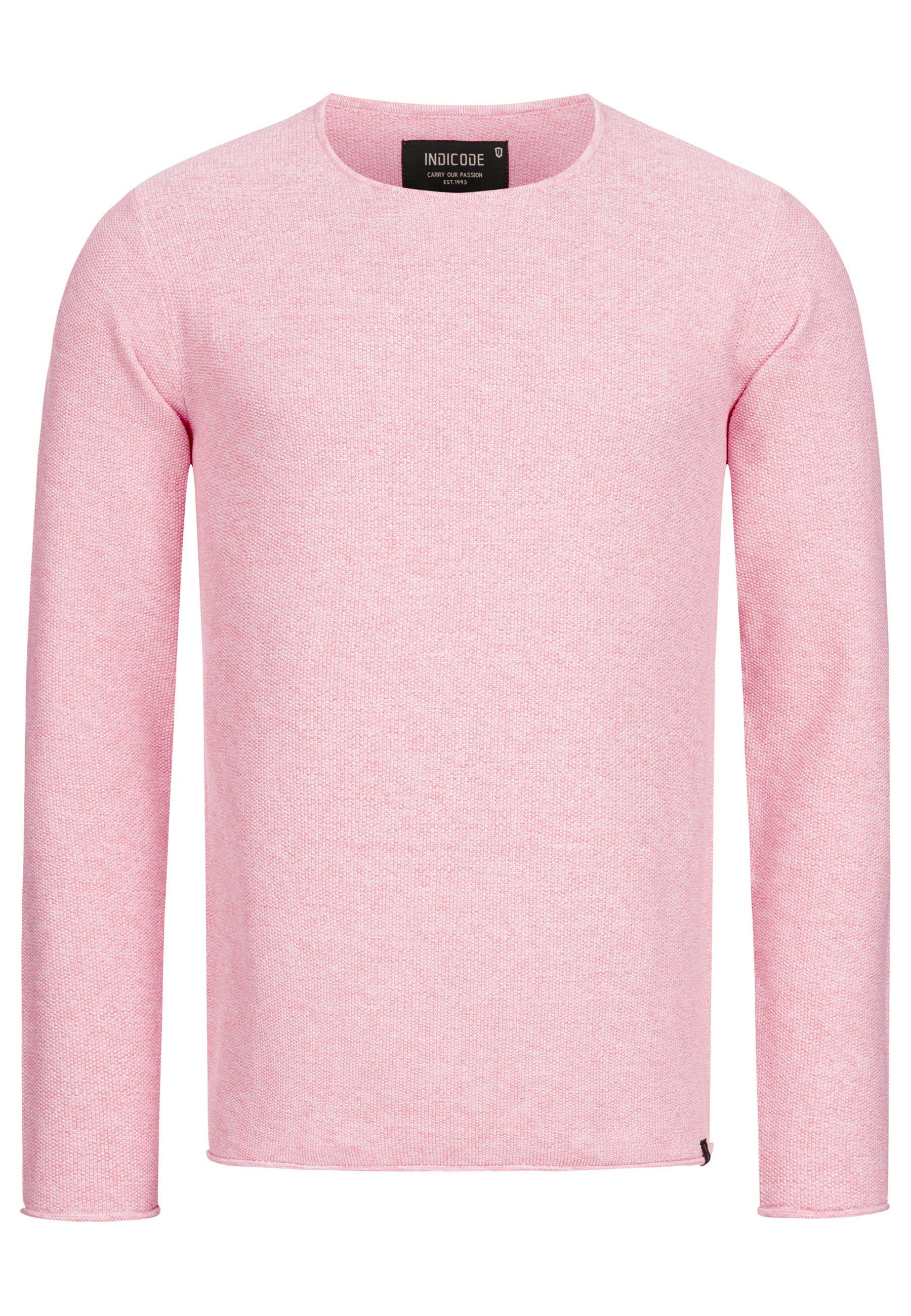 Indicode Strickpullover Herren Loakim Pullover Herrenpullover aus elastisch günstig online kaufen