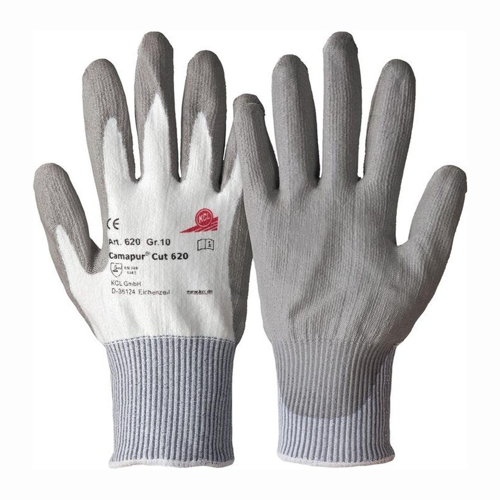 Honeywell Schnittschutzhandschuhe Honeywell 1 Paar Schnittschutzhandschuhe Camapur Cut 620 weiß / grau G