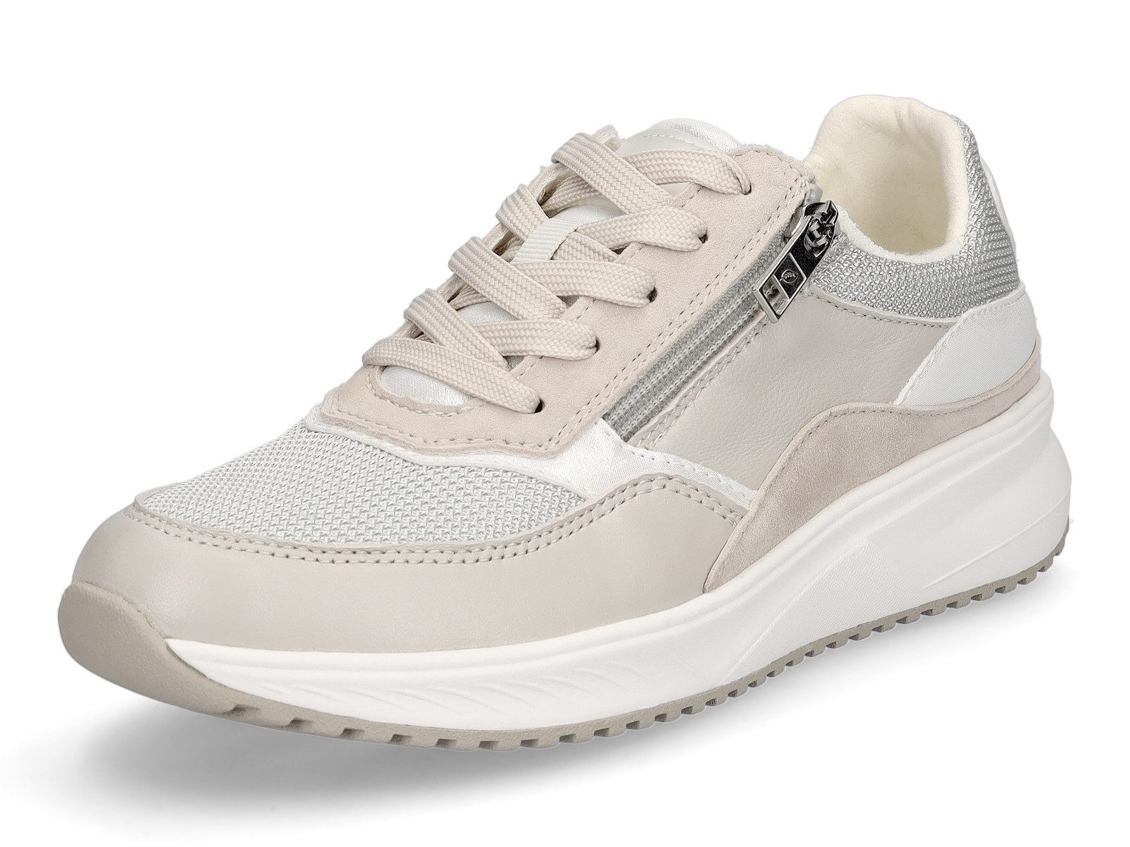 Waldläufer Waldläufer Damen Sneaker H-Mara grau weiß Sneaker günstig online kaufen