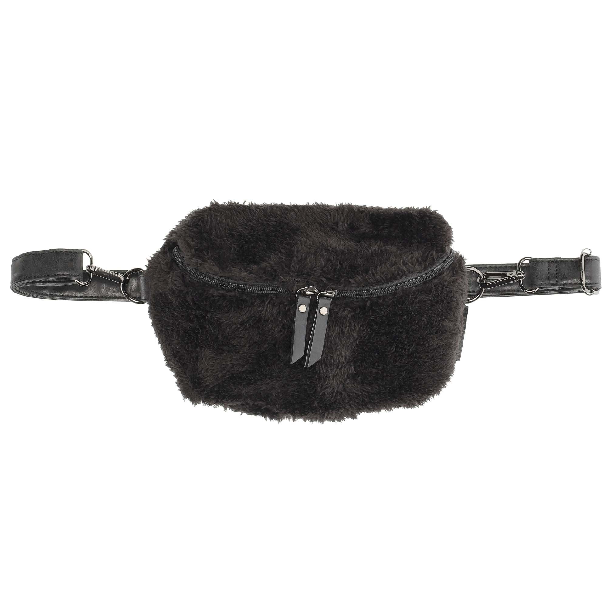 Enrico Benetti Umhängetasche Tasche Teddyfell Crossbody Bag Gürteltasche Teddy (Bauchtasche, Schultertasche), flauschig weich