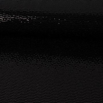 SCHÖNER LEBEN. Stoff Bekleidungsstoff Stretch Lurex Pailletten Glitzer schwarz 1,45m Breite, mit Metallic-Effekt