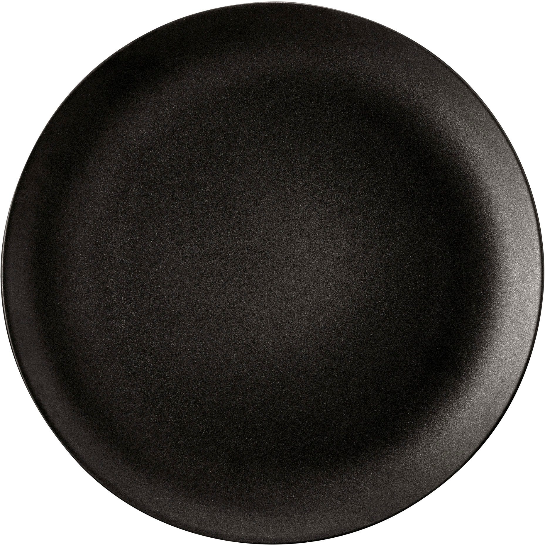 Seltmann Weiden Speiseteller Liberty - Velvet Black, (1 St), Teller rund 27,5 cm