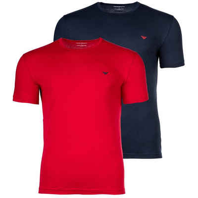 Emporio Armani T-Shirt »Herren T-Shirt, 2er Pack - Kurzarm, Rundhals,«