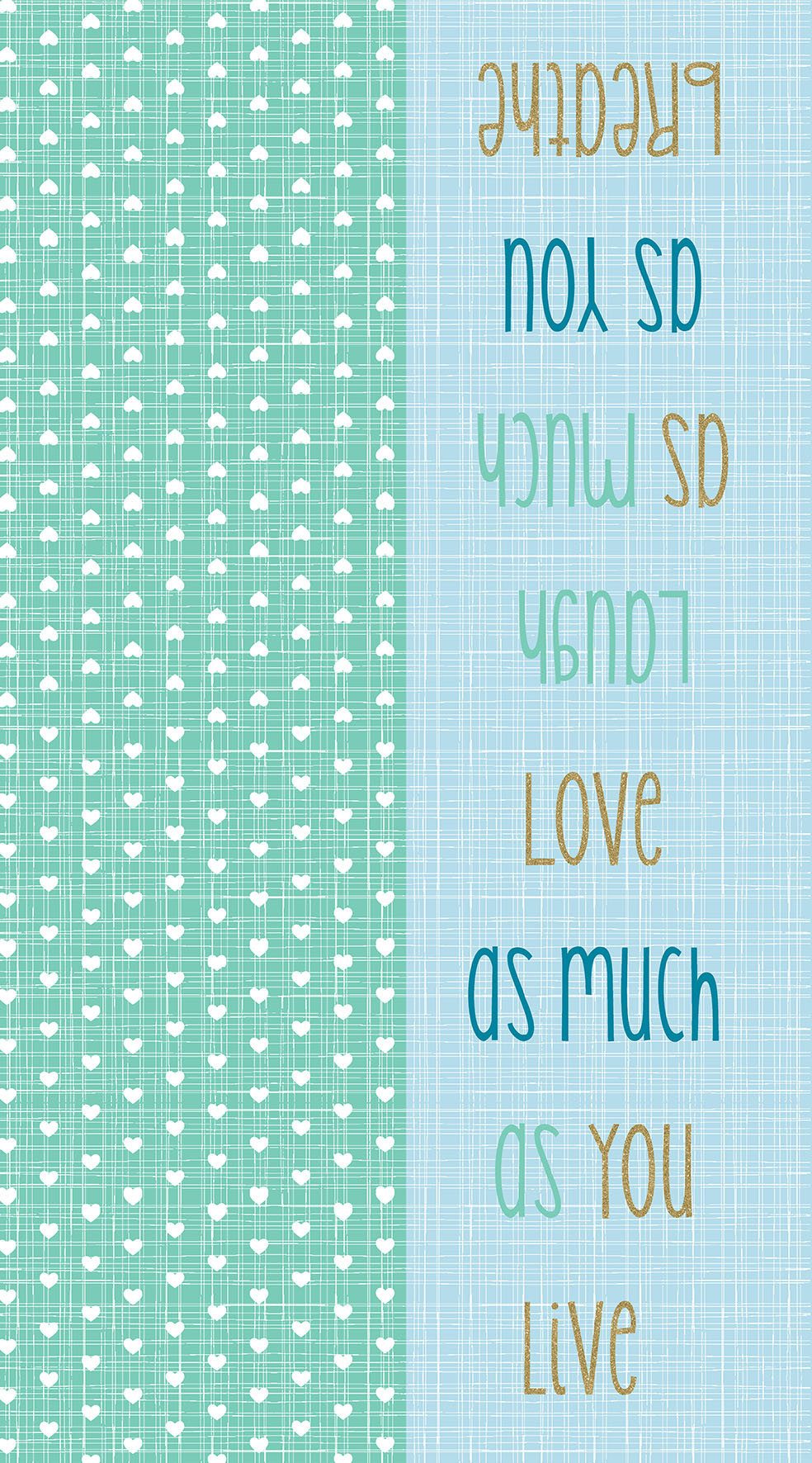 halsüberkopf Accessoires Modeschal Heart-Stripe, mit Wording günstig online kaufen