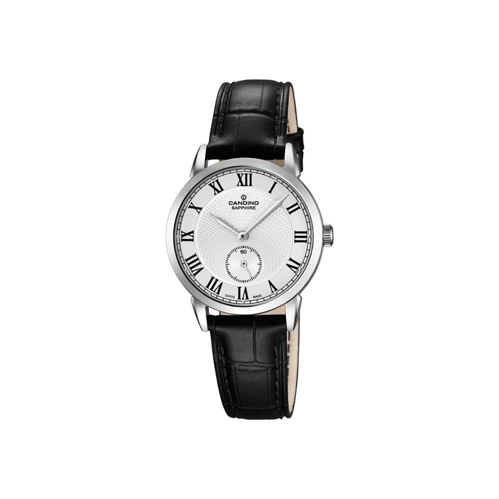 (1-tlg) Schweizer Damenarmbanduhr C4593/2 Candino Leder Candino schwarz, Uhr