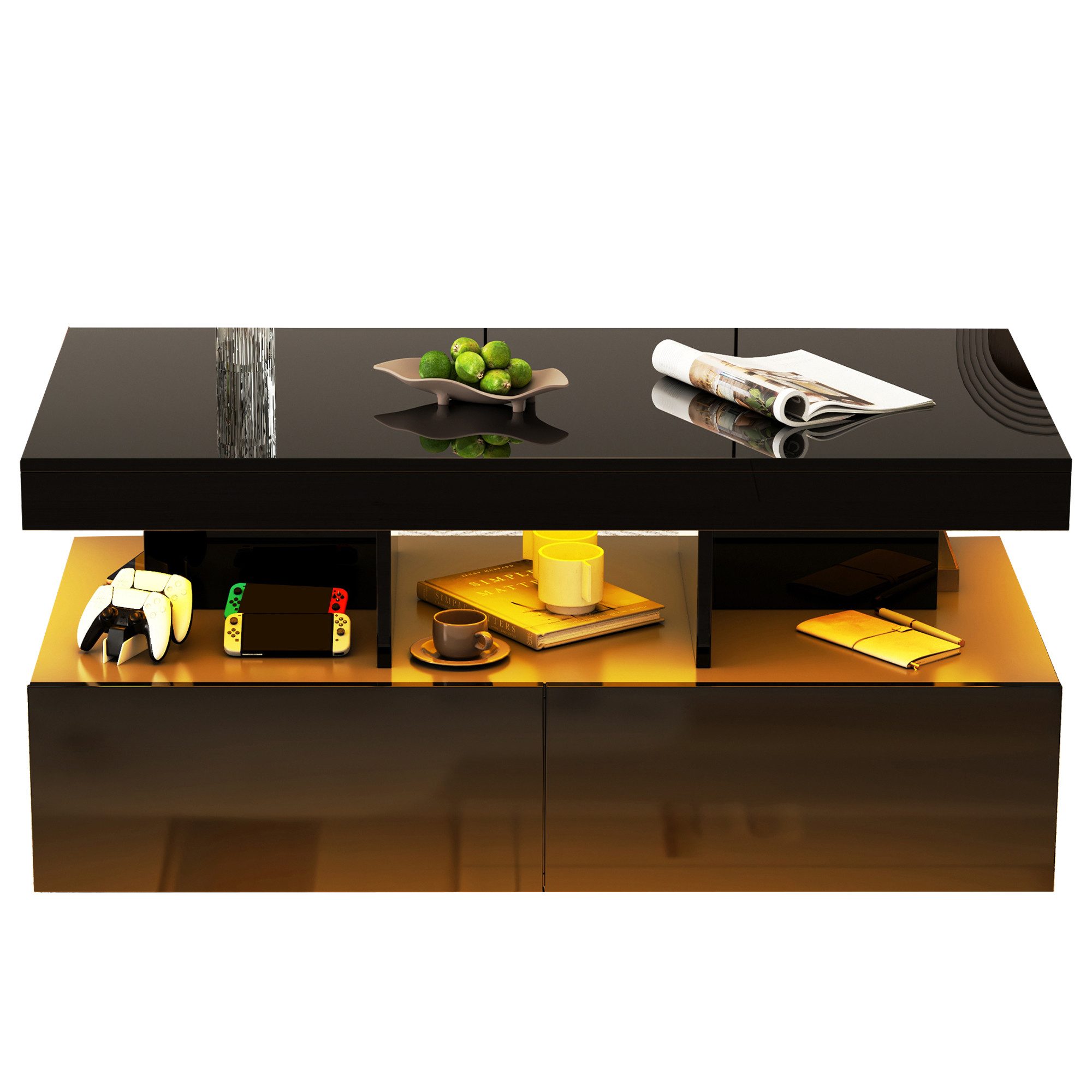 FUROKOY Couchtisch Sofatisch Beistelltisch Wohnzimmer mit günstig online kaufen