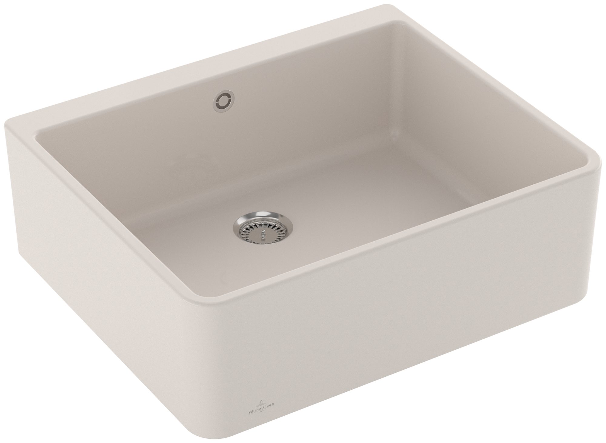 Villeroy & Boch Einbauspüle Keramikspüle 636001KR, Spülstein Einzelbecken 60 X