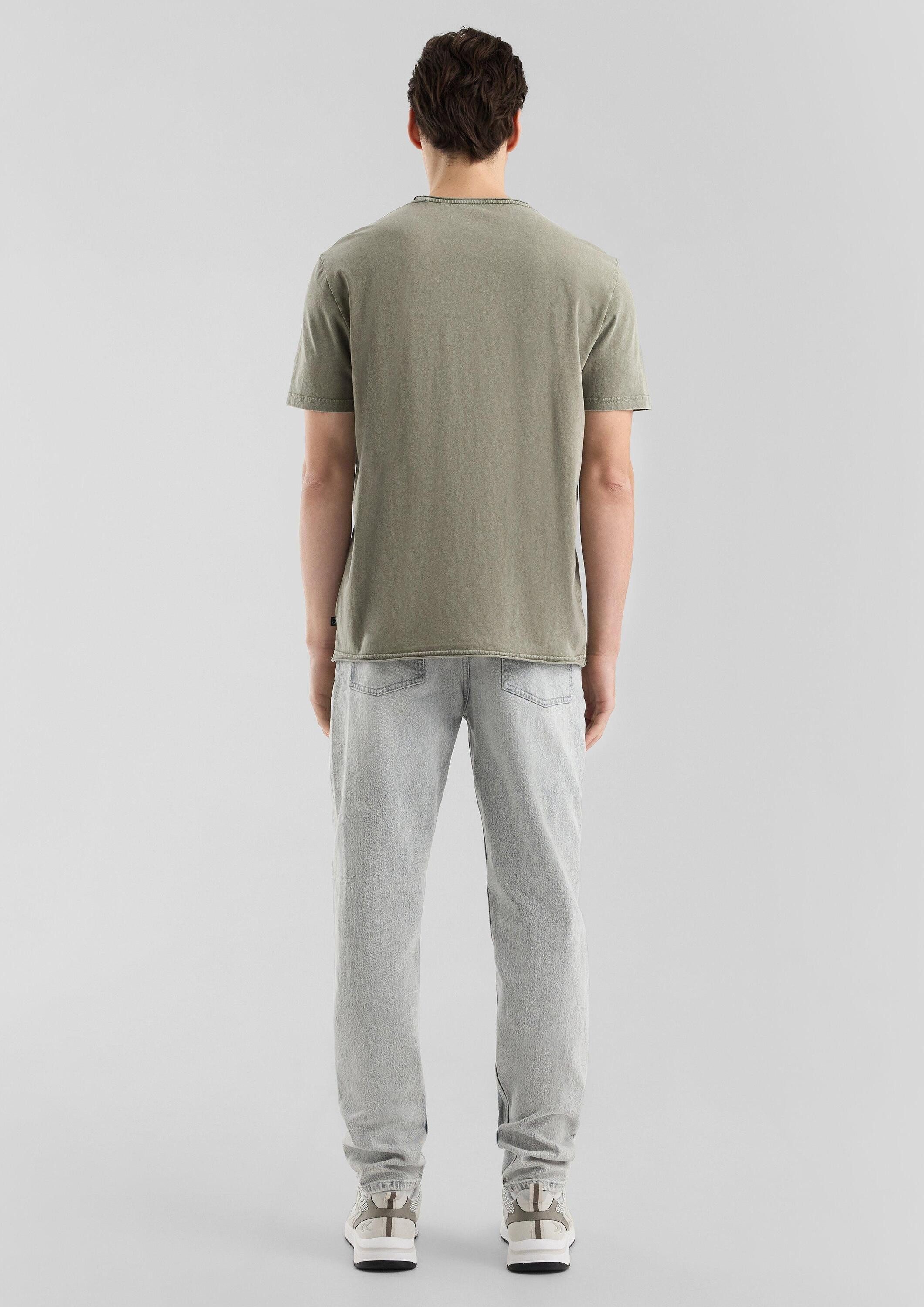 QS Kurzarmshirt T-Shirt Gewaschenes T-Shirt mit günstig online kaufen