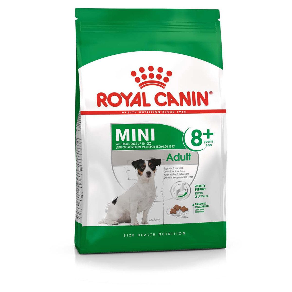Royal Canin Mini Adult 8+ 8 kg, Trockenfutter für: Hund