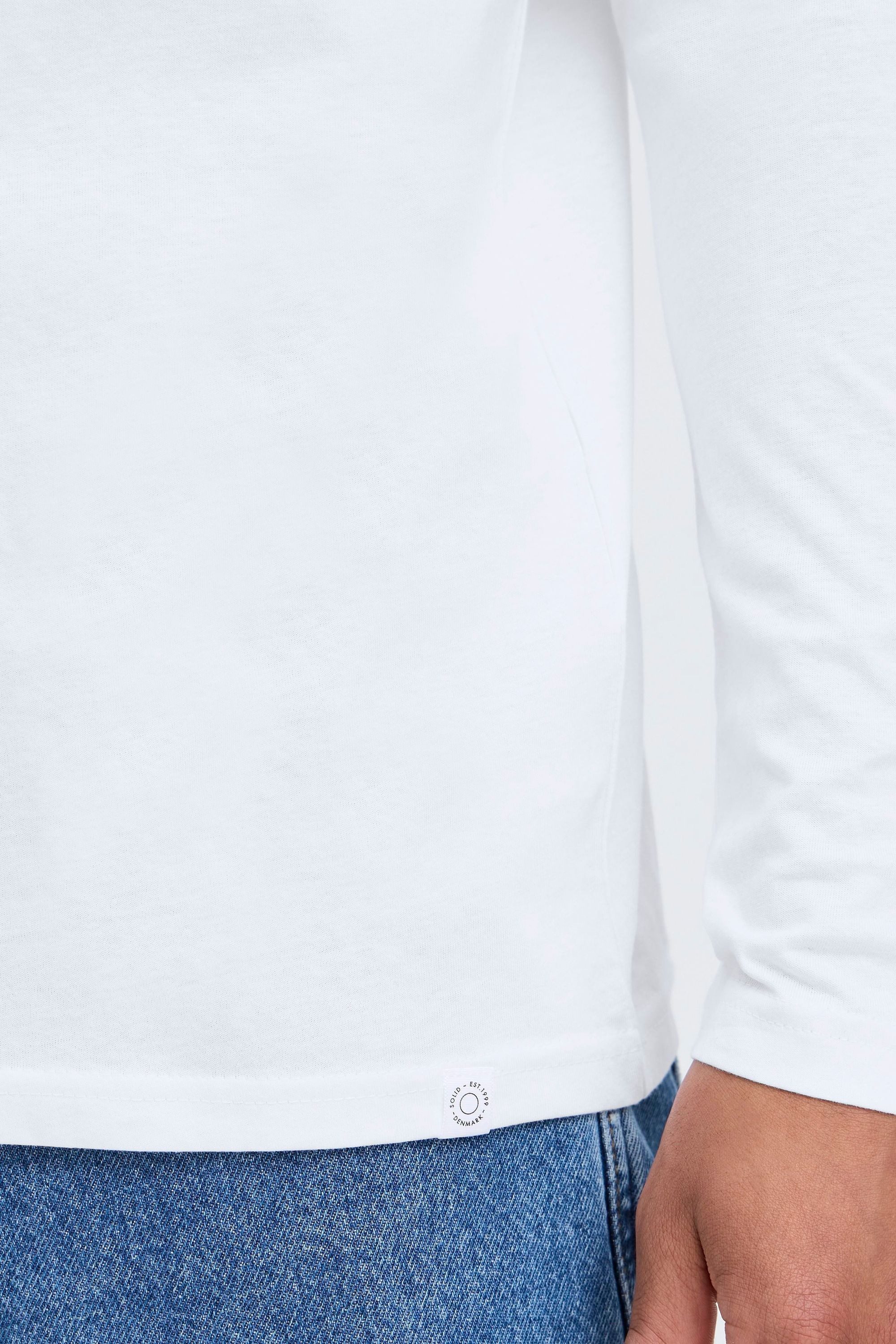 !Solid Langarmshirt SDBeda Longsleeve mit V-Ausschnitt