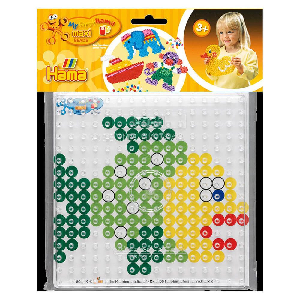 Hama Bügelperlen Hama Beutel mit Maxi-Stiftplatte, gr. Quadrat