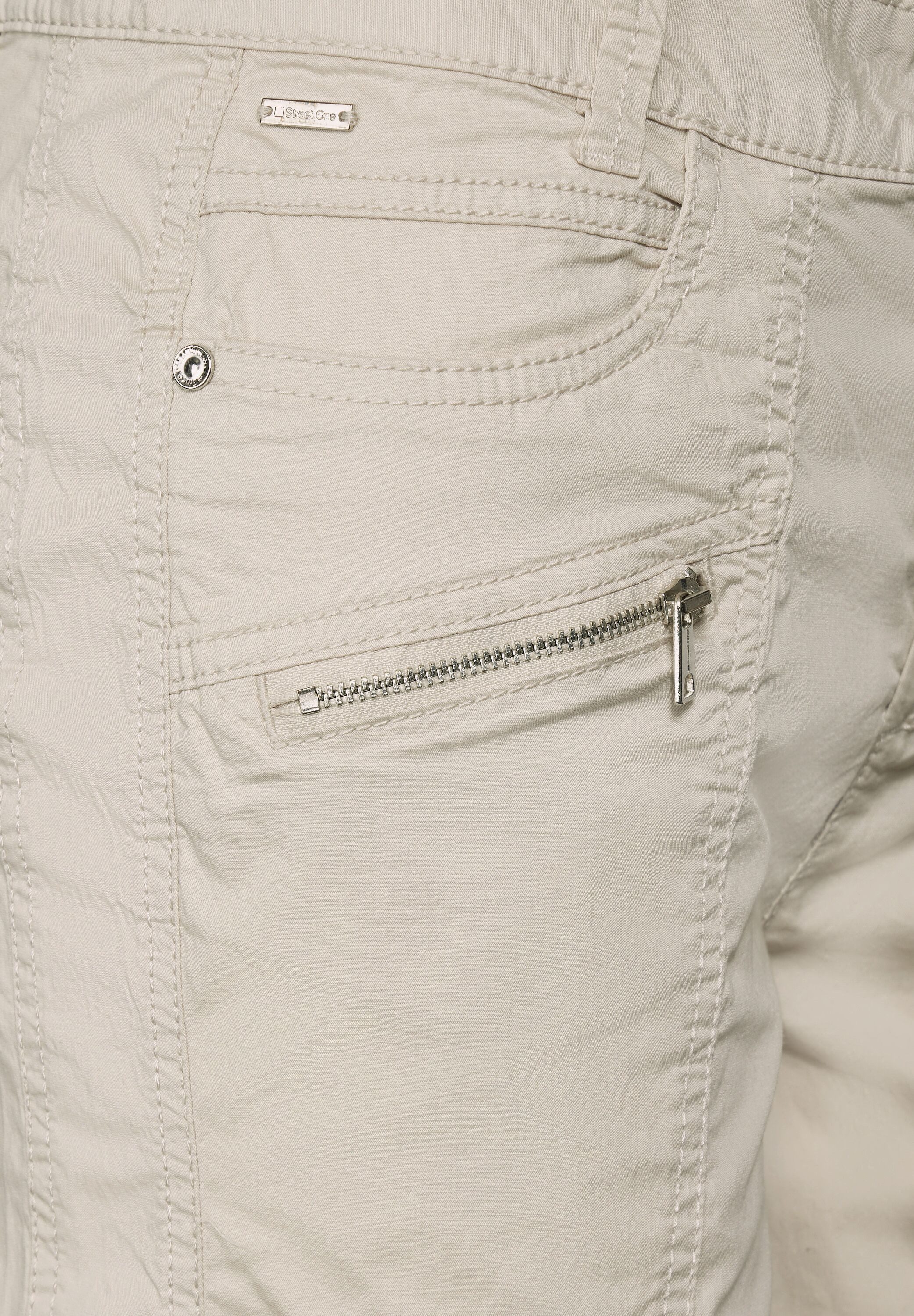 STREET ONE Shorts mit Turn-Up Funktion