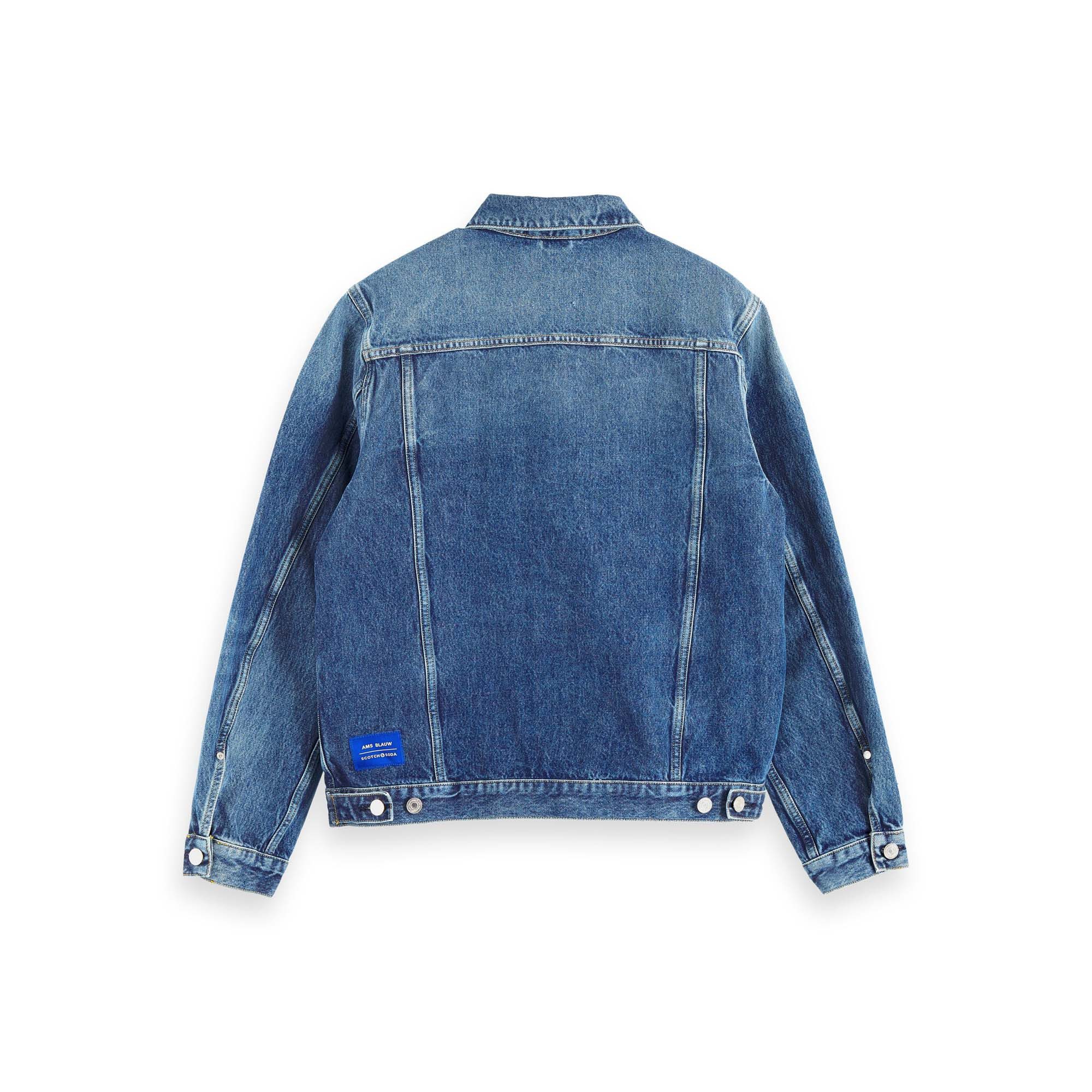 Scotch & Soda Allwetterjacke Scotch & Soda Herren Jeansjacke Trucker Jacket 154120