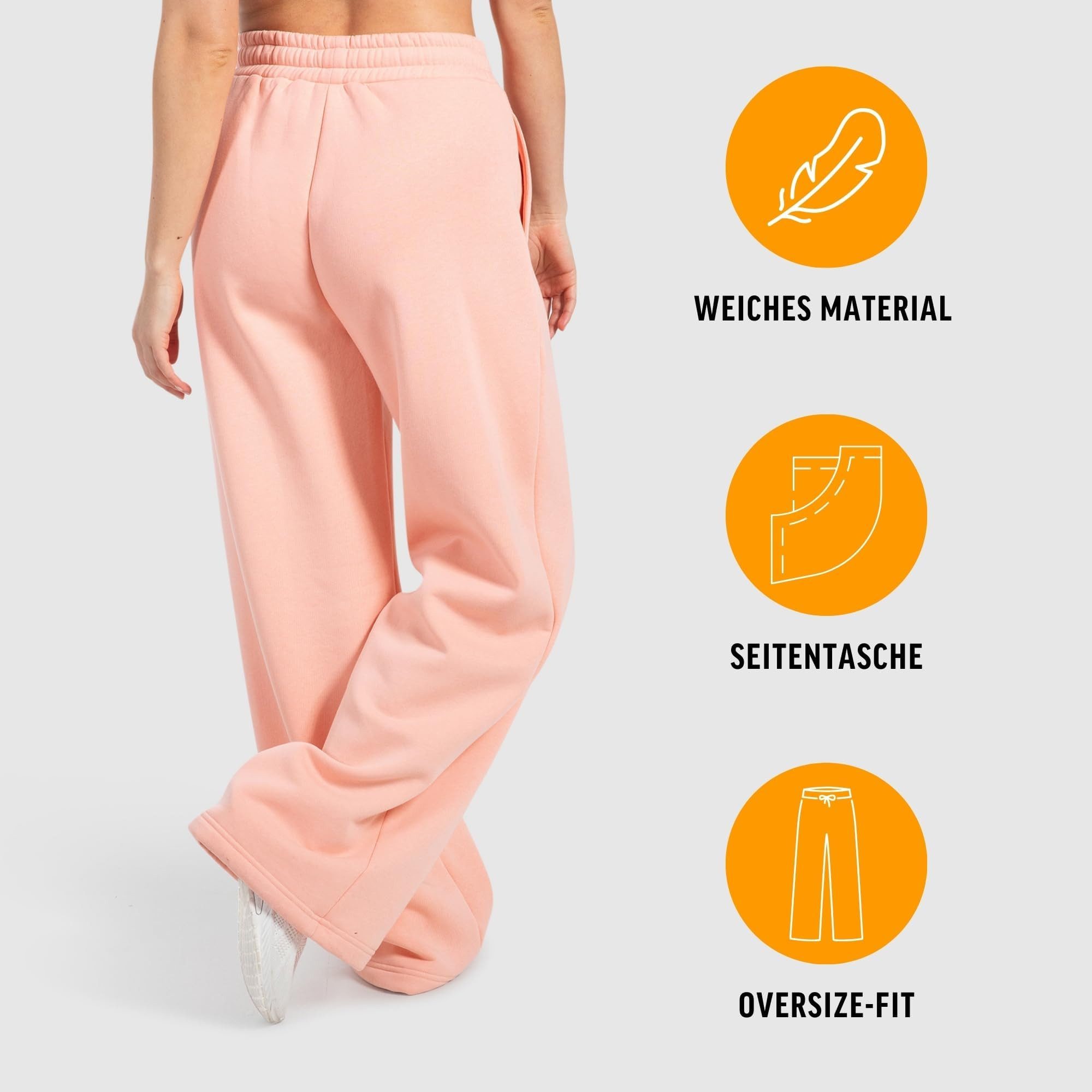 Smilodox Jogginghose Damen Siara, Bequeme Freizeithose mit Seitentaschen Tr günstig online kaufen